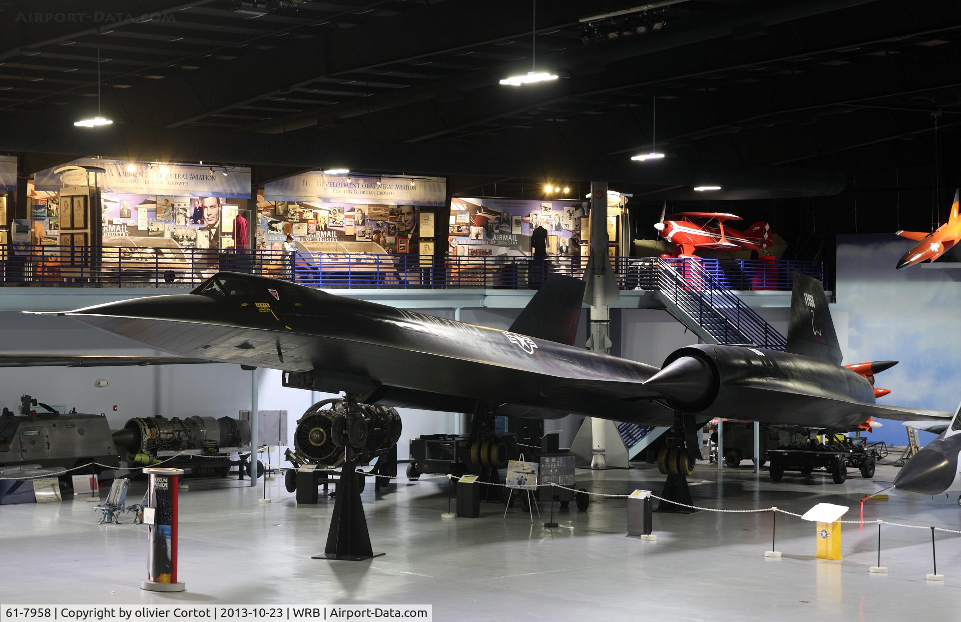 61-7958, 1961 Lockheed SR-71A Blackbird C/N 2009, beautiful blackbird. Museum of Aviation, Robins AFB