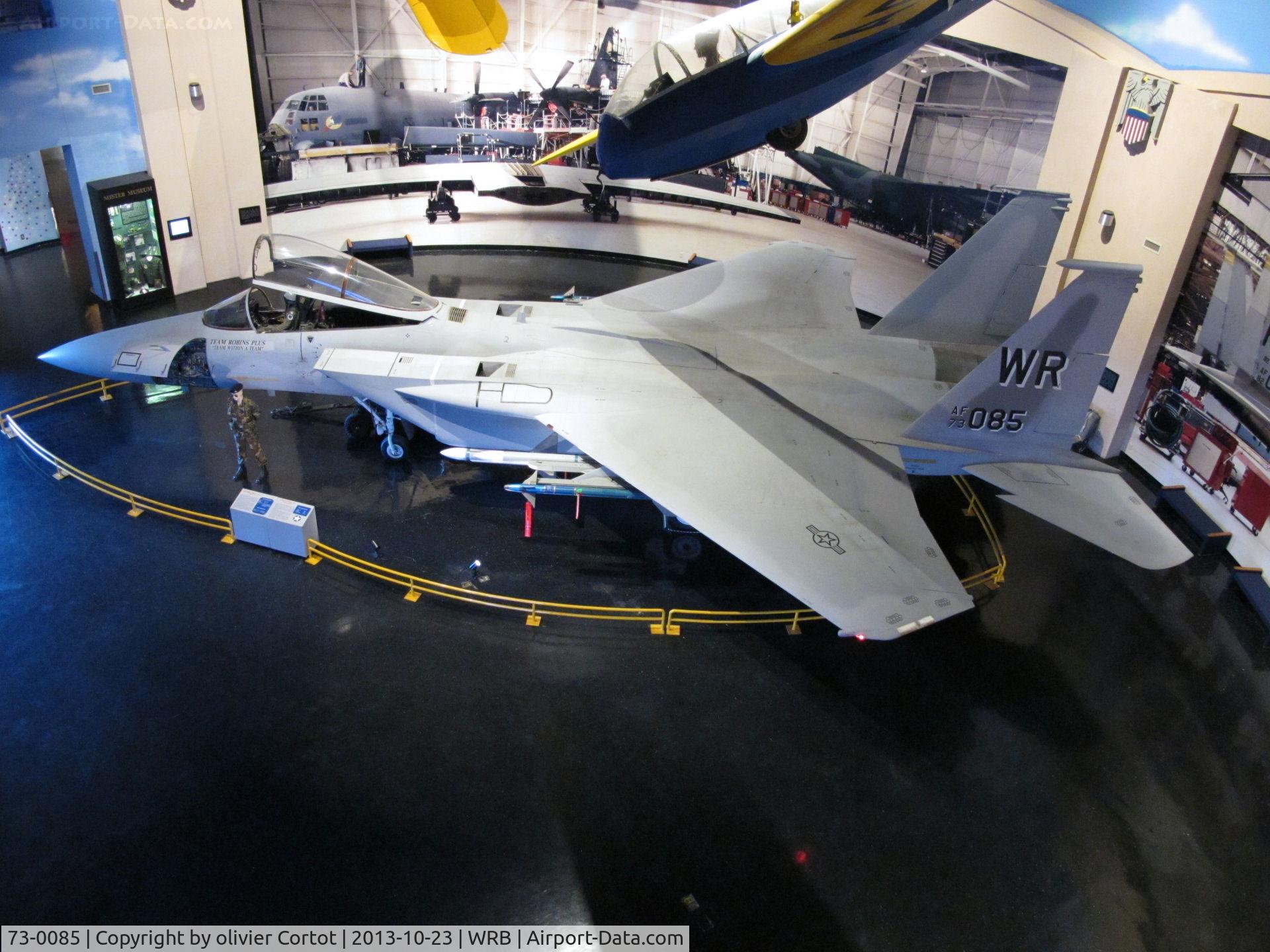 73-0085, 1973 McDonnell Douglas F-15A Eagle C/N 0023/A019, view from the balcony. Museum of Aviation, Robins AFB.