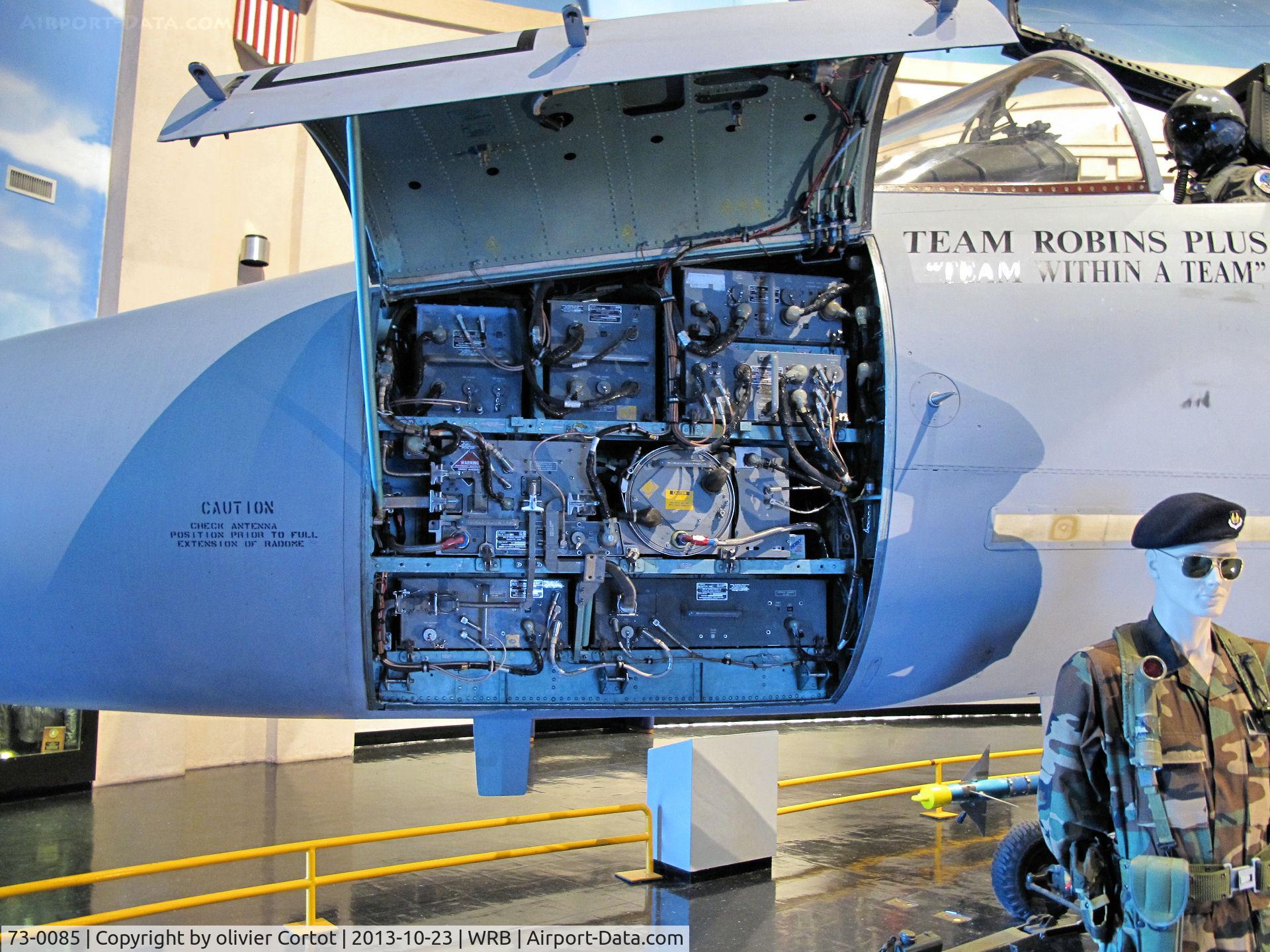 73-0085, 1973 McDonnell Douglas F-15A Eagle C/N 0023/A019, the electronic bay. Museum of Aviation, Robins AFB.