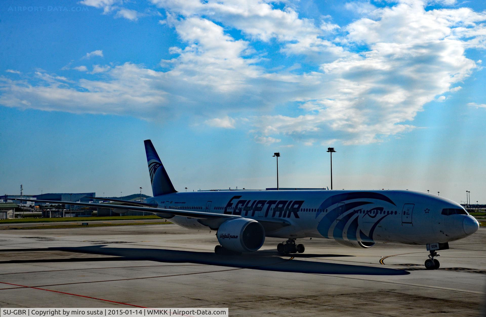 SU-GBR, 1997 Boeing 777-266/ER C/N 28424, Egyptair Boeing 777-266(ER), Kuala Lumpur, Malaysia