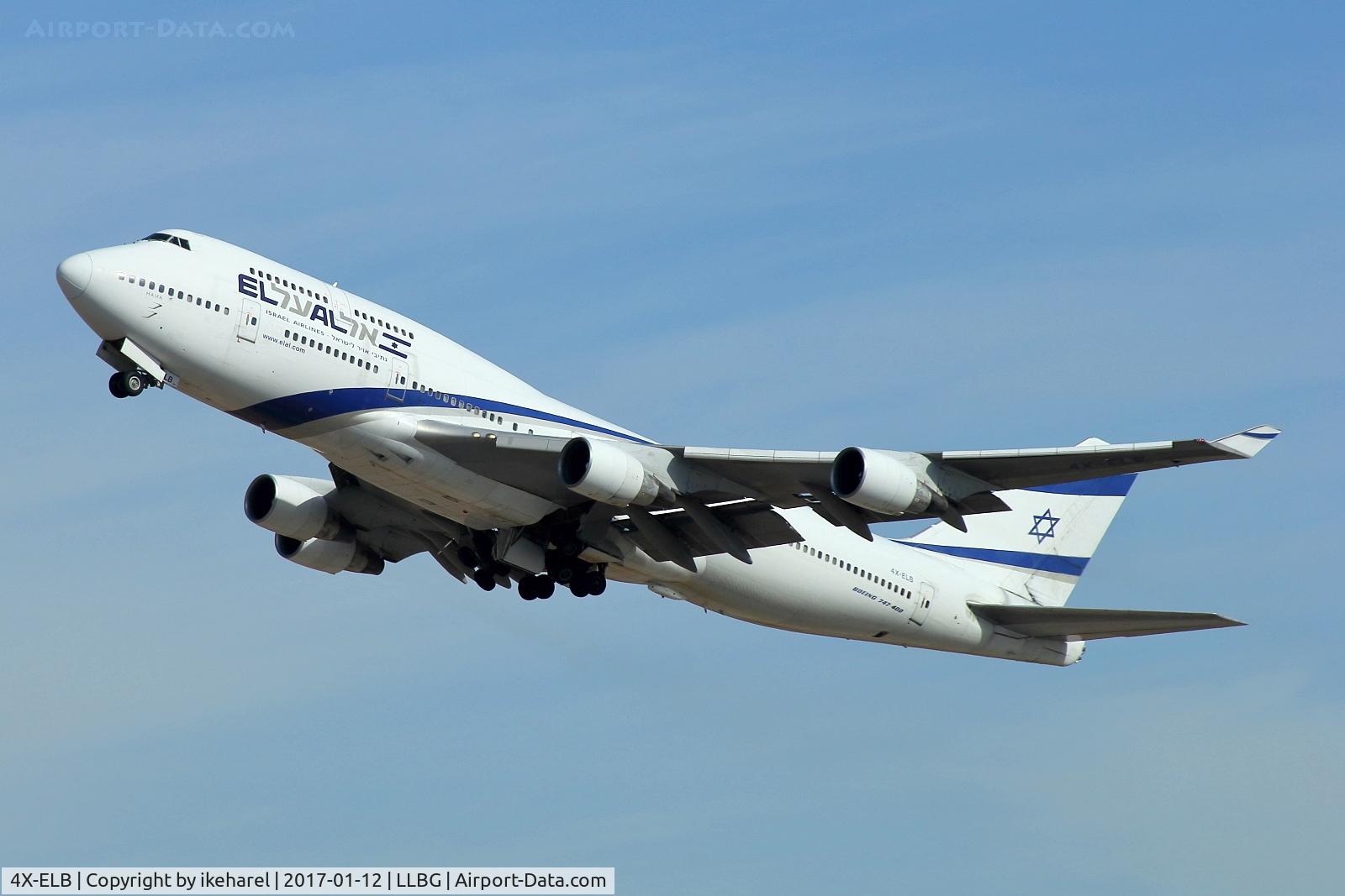 4X-ELB, 1994 Boeing 747-458 C/N 26056, Another pic. of LY007 shortly after T/OI.