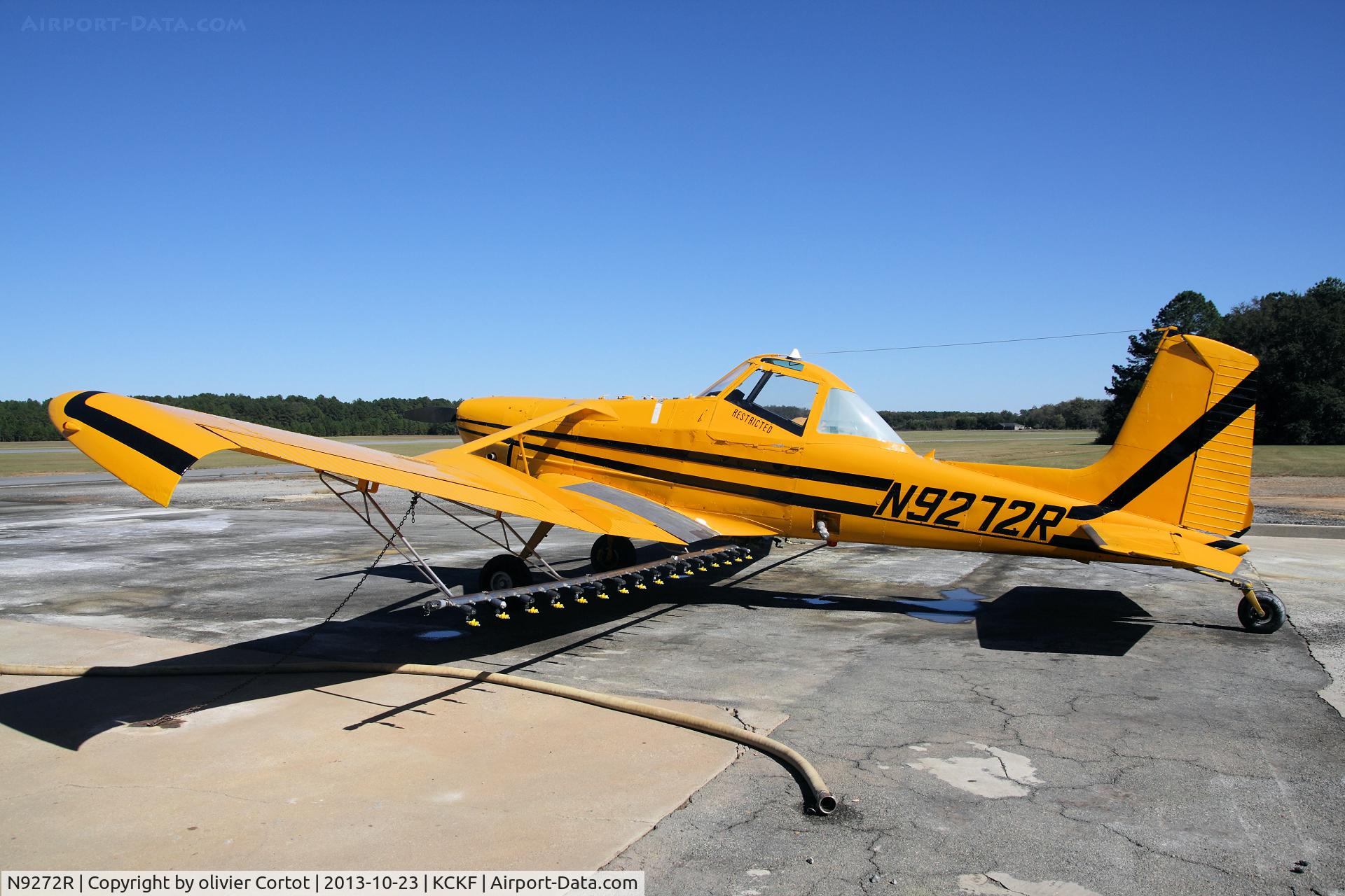 N9272R, 1975 Cessna A188B C/N 18802200T, Cordele airport