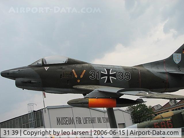 31 39, Fiat G-91R/3 C/N D407, Wernigerode Museum 15.6.2006