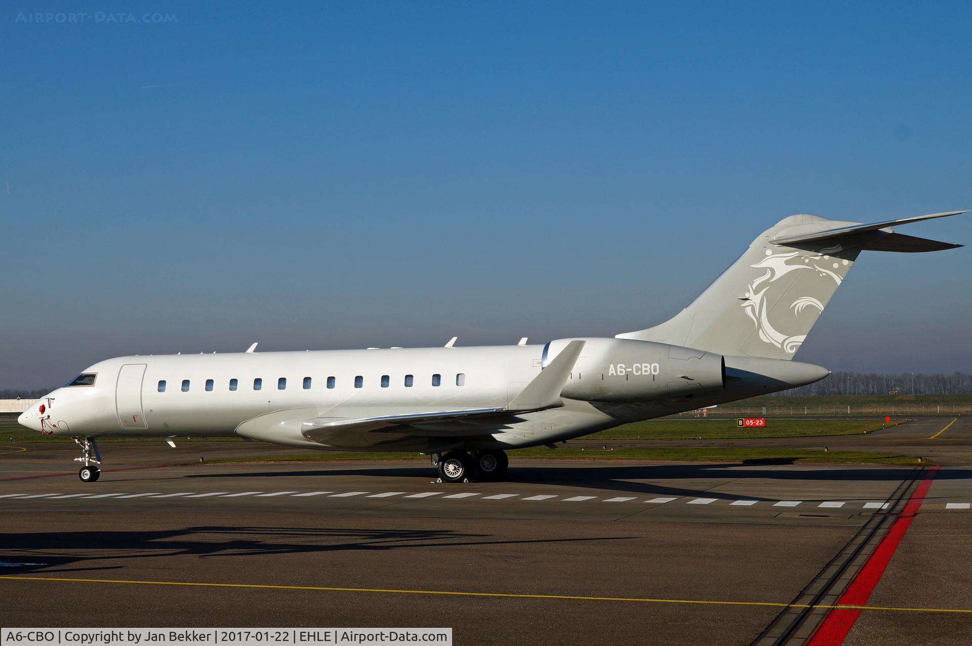 A6-CBO, 2009 Bombardier BD 700-1A10 Global Express C/N 9345, Lelystad Airport