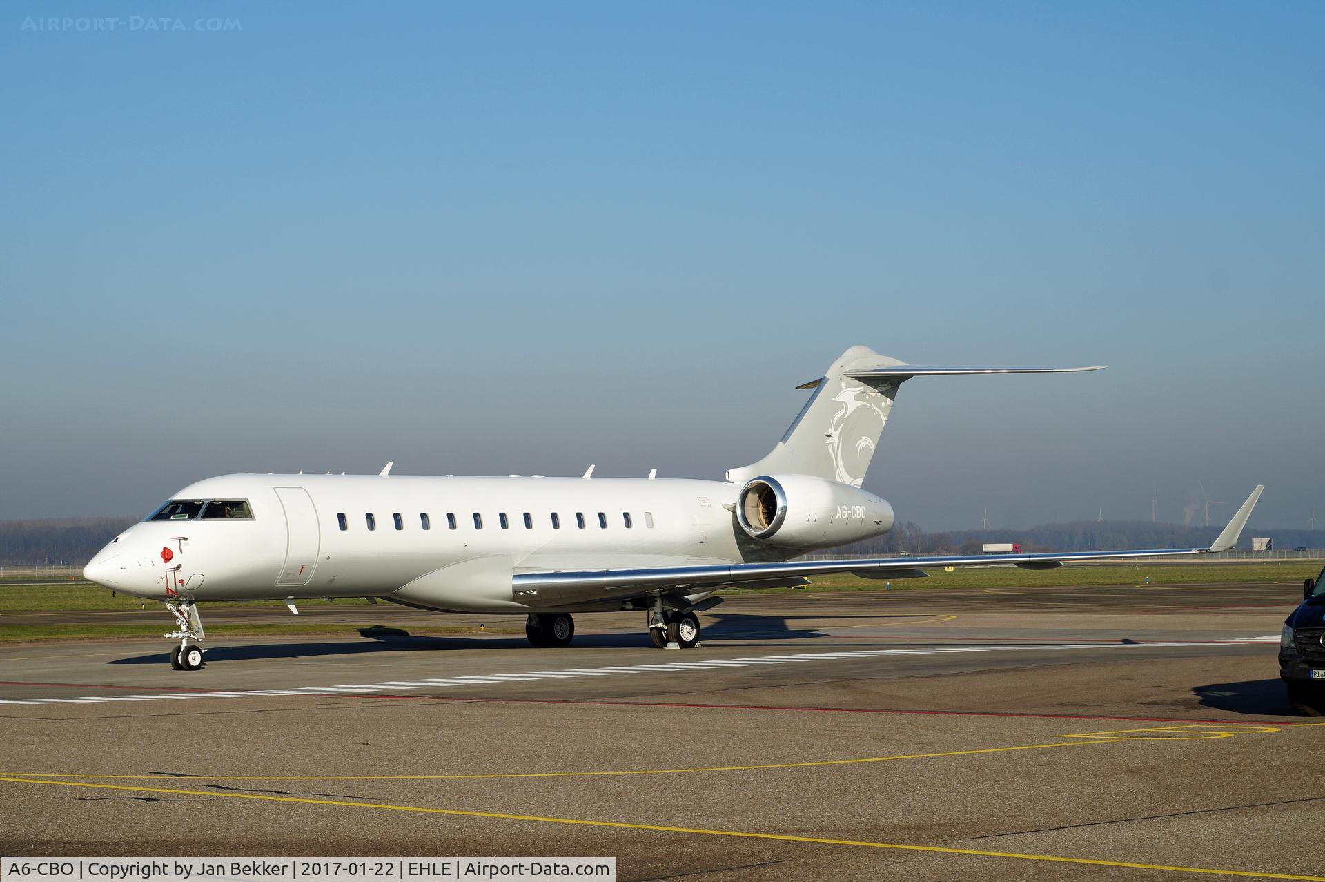 A6-CBO, 2009 Bombardier BD 700-1A10 Global Express C/N 9345, Lelystad Airport