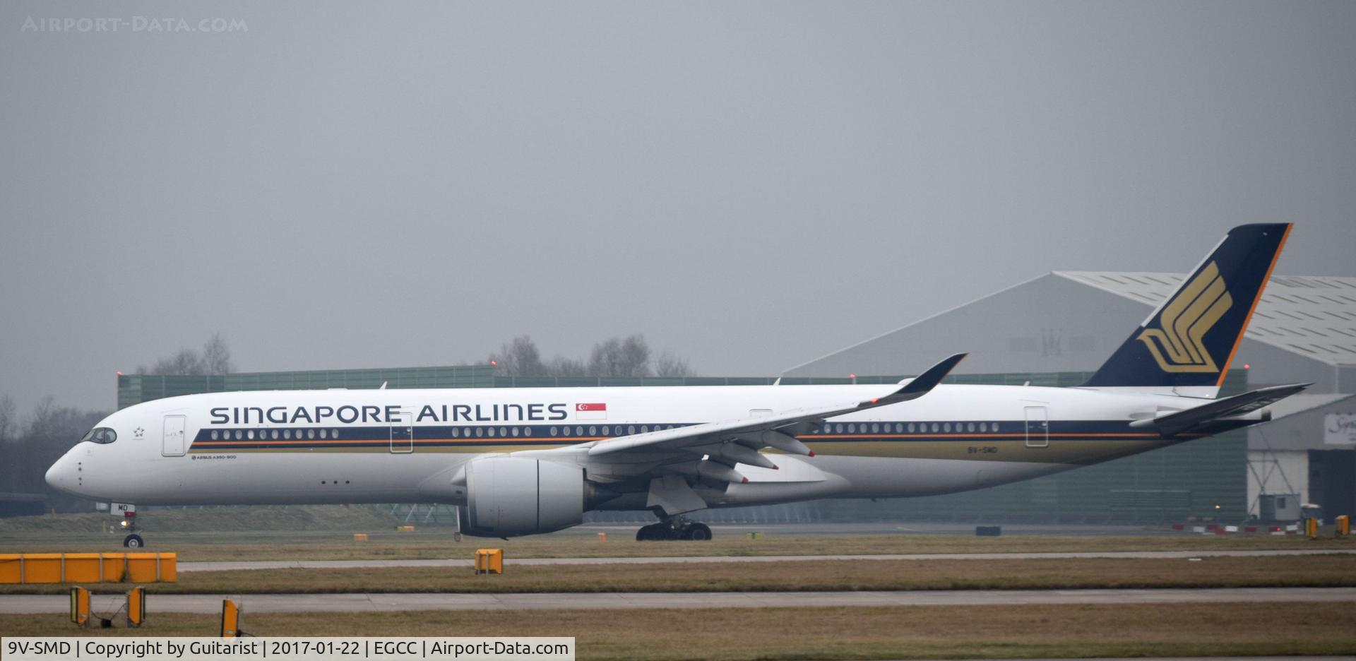 9V-SMD, 2016 Airbus A350-941 C/N 037, At Manchester