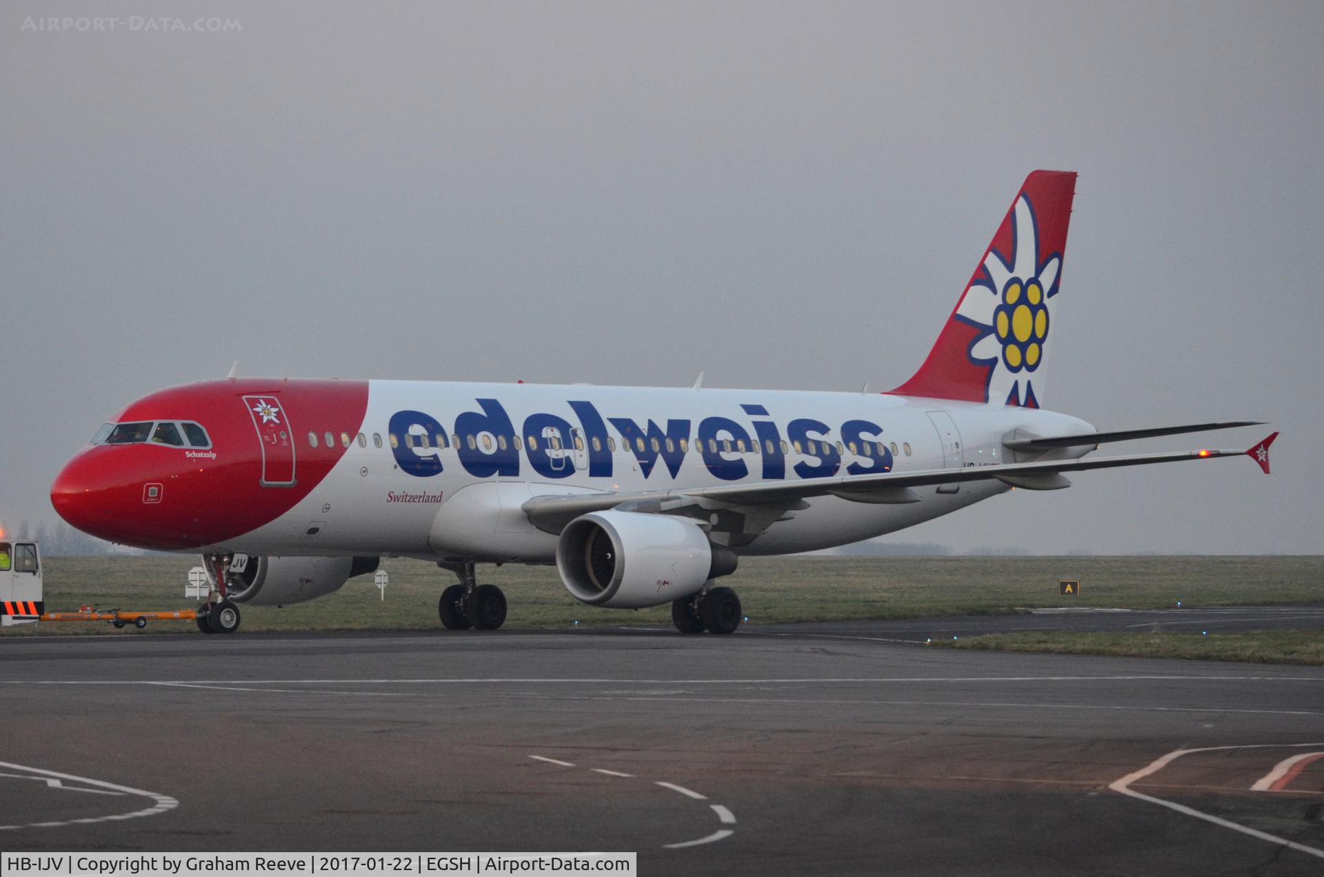 HB-IJV, 2003 Airbus A320-214 C/N 2024, Fresh out of the spray shop.