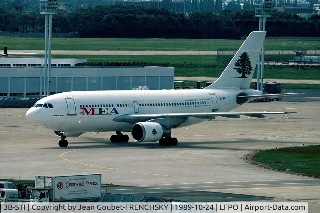 3B-STI, 1984 Airbus A310-222 C/N 347, MEA Middle East Airlines (now stored GWO 7/03)