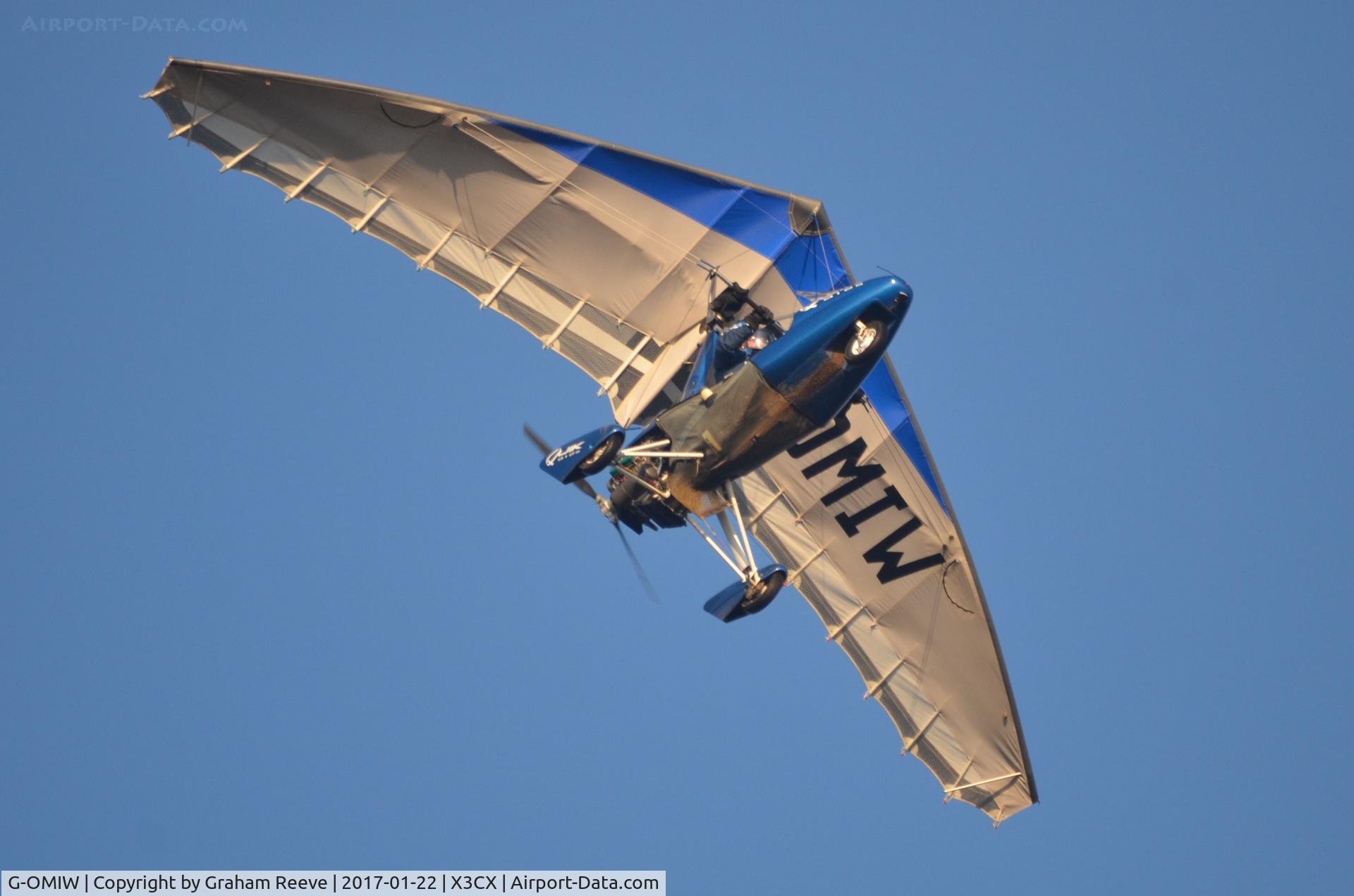 G-OMIW, 2007 P&M Aviation Pegasus Quik C/N 8232, Departing from Northreps.