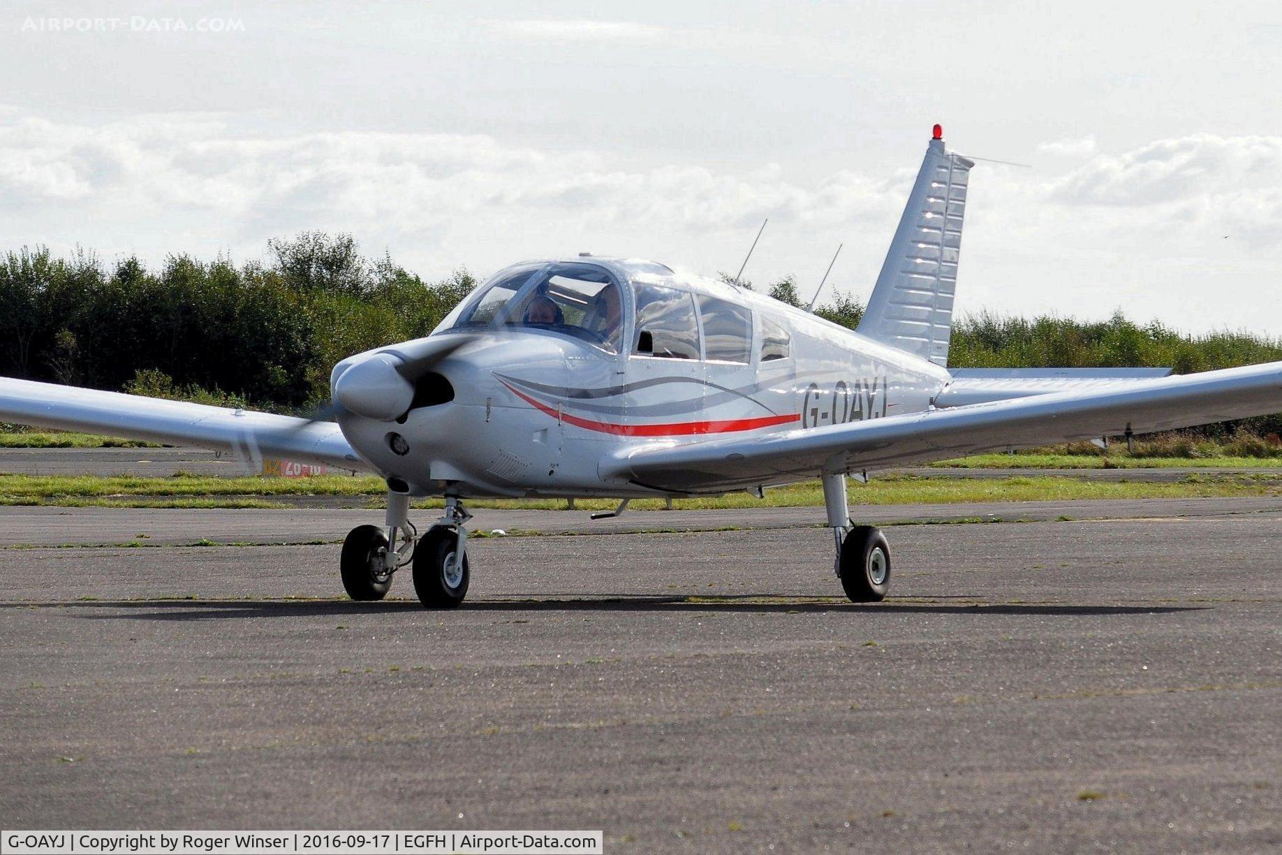 G-OAYJ, 1970 Piper PA-28-180 Cherokee E C/N 28-5688, Visiting Cherokee.