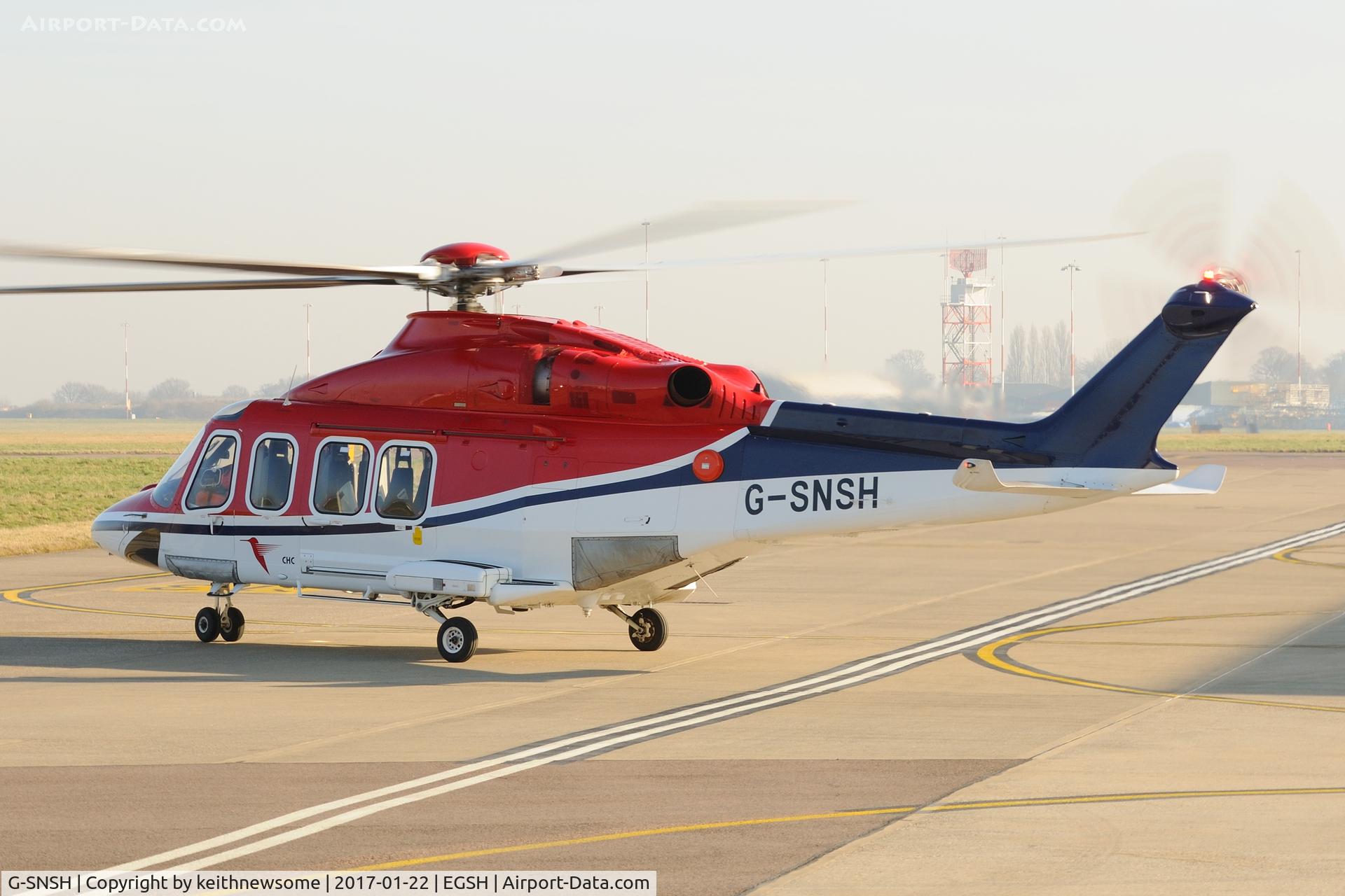 G-SNSH, 2013 AgustaWestland AW-139 C/N 31474, Returning to Humberside.