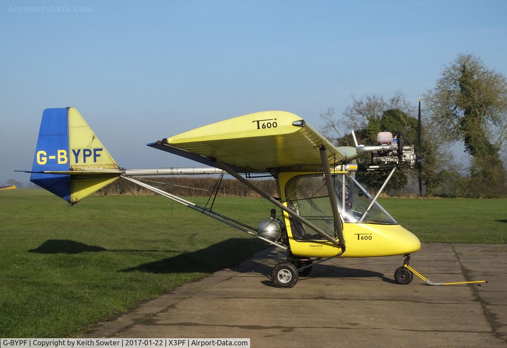 G-BYPF, 1999 Thruster Sprint T600N C/N 9089-T600N-034, Resident aircraft