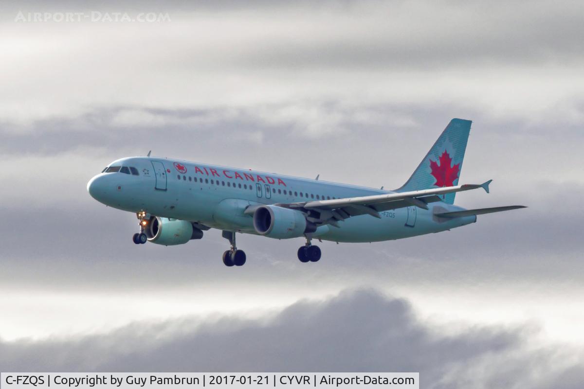 C-FZQS, 2003 Airbus A320-214 C/N 2145, Landing