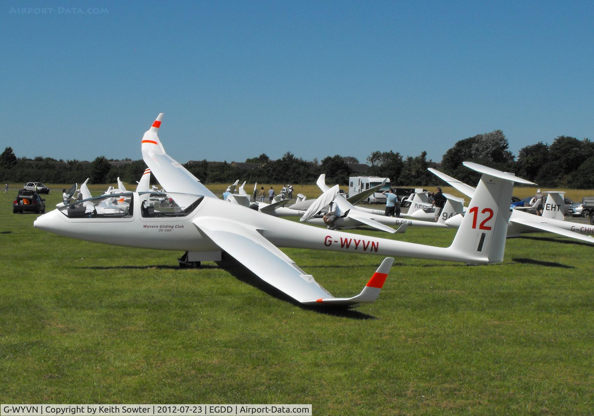 G-WYVN, 2005 DG Flugzeugbau DG-1000T C/N 10-63T5, Gliding competition