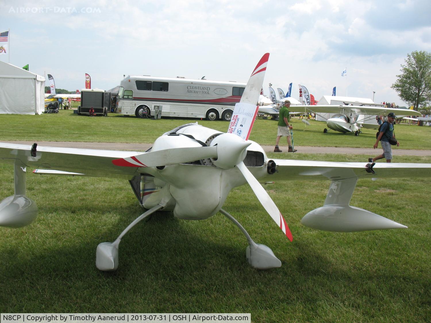 N8CP, Rutan Long-EZ C/N 495, Rutan Long-EZ, c/n: 495.  Boat tail lower cowling.