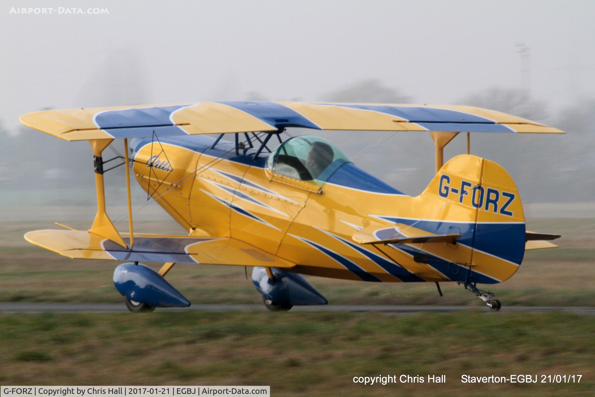 G-FORZ, 1999 Pitts S-1S Special C/N PFA 009-13393, at Staverton