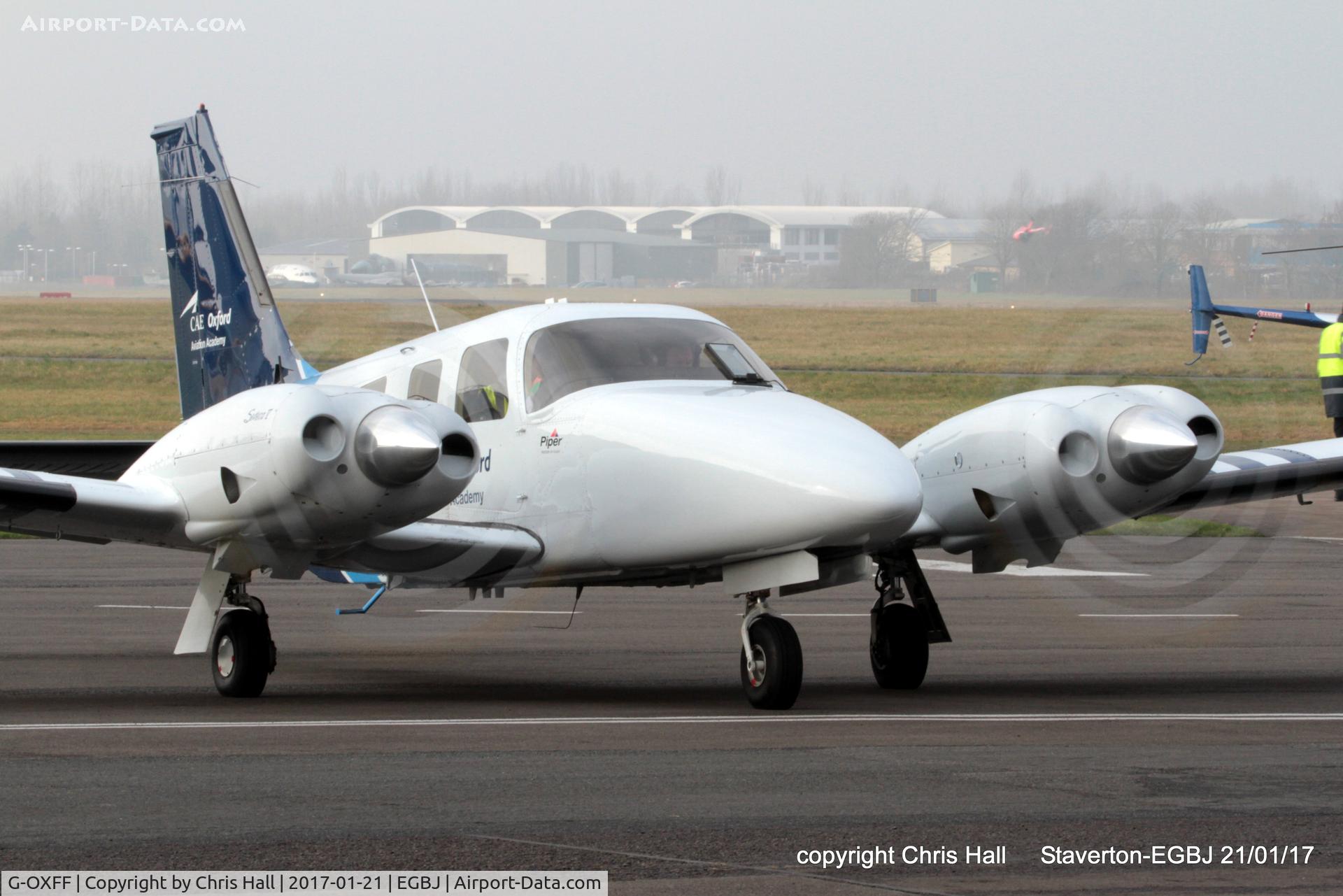 G-OXFF, 2013 Piper PA-34-220T Seneca V C/N 34-49485, at Staverton