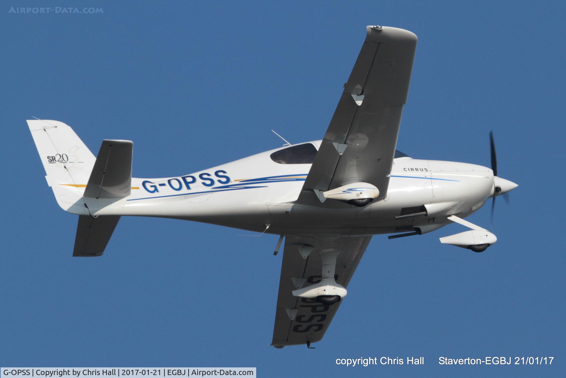 G-OPSS, 2004 Cirrus SR20 G2 C/N 1458, at Staverton