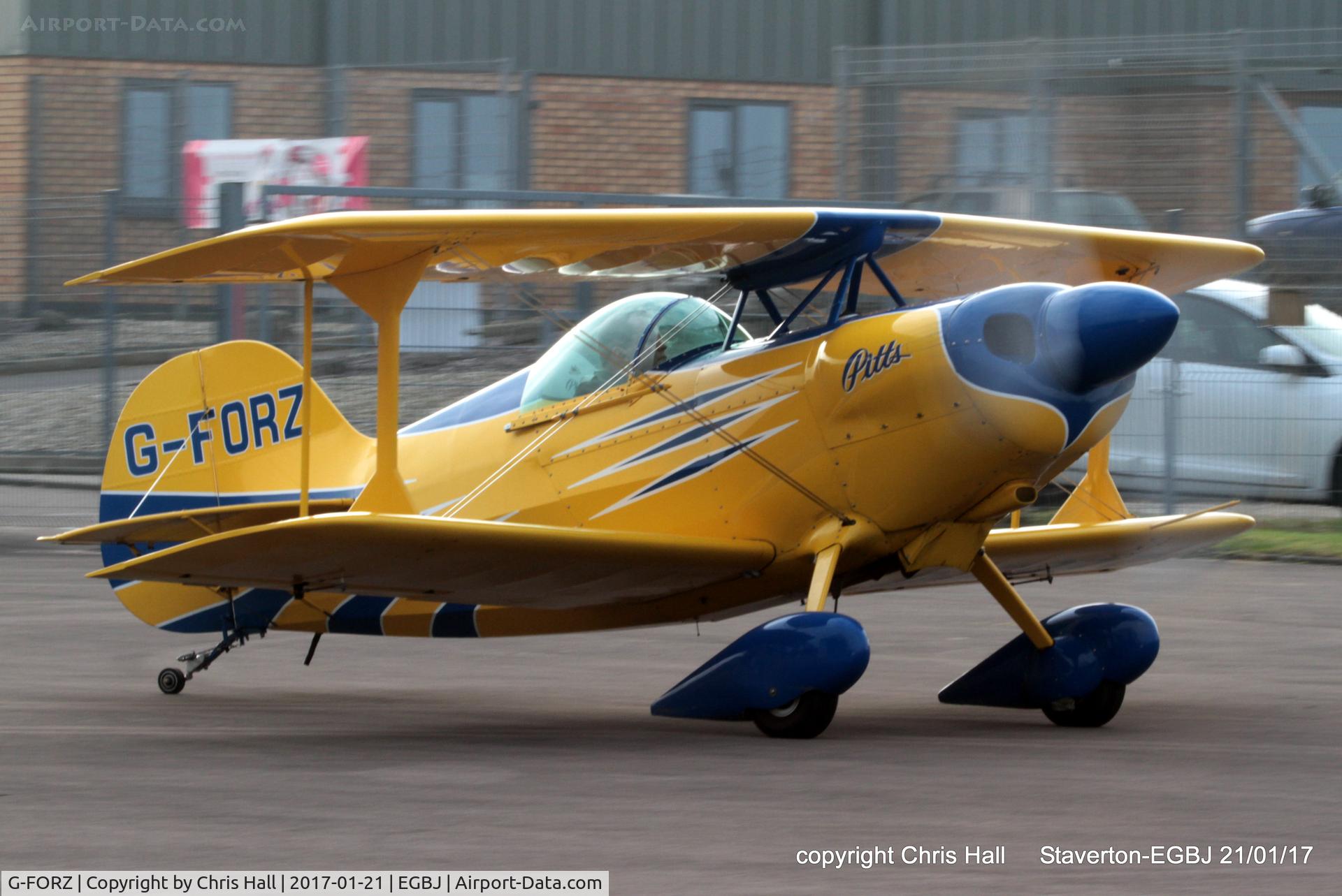G-FORZ, 1999 Pitts S-1S Special C/N PFA 009-13393, at Staverton