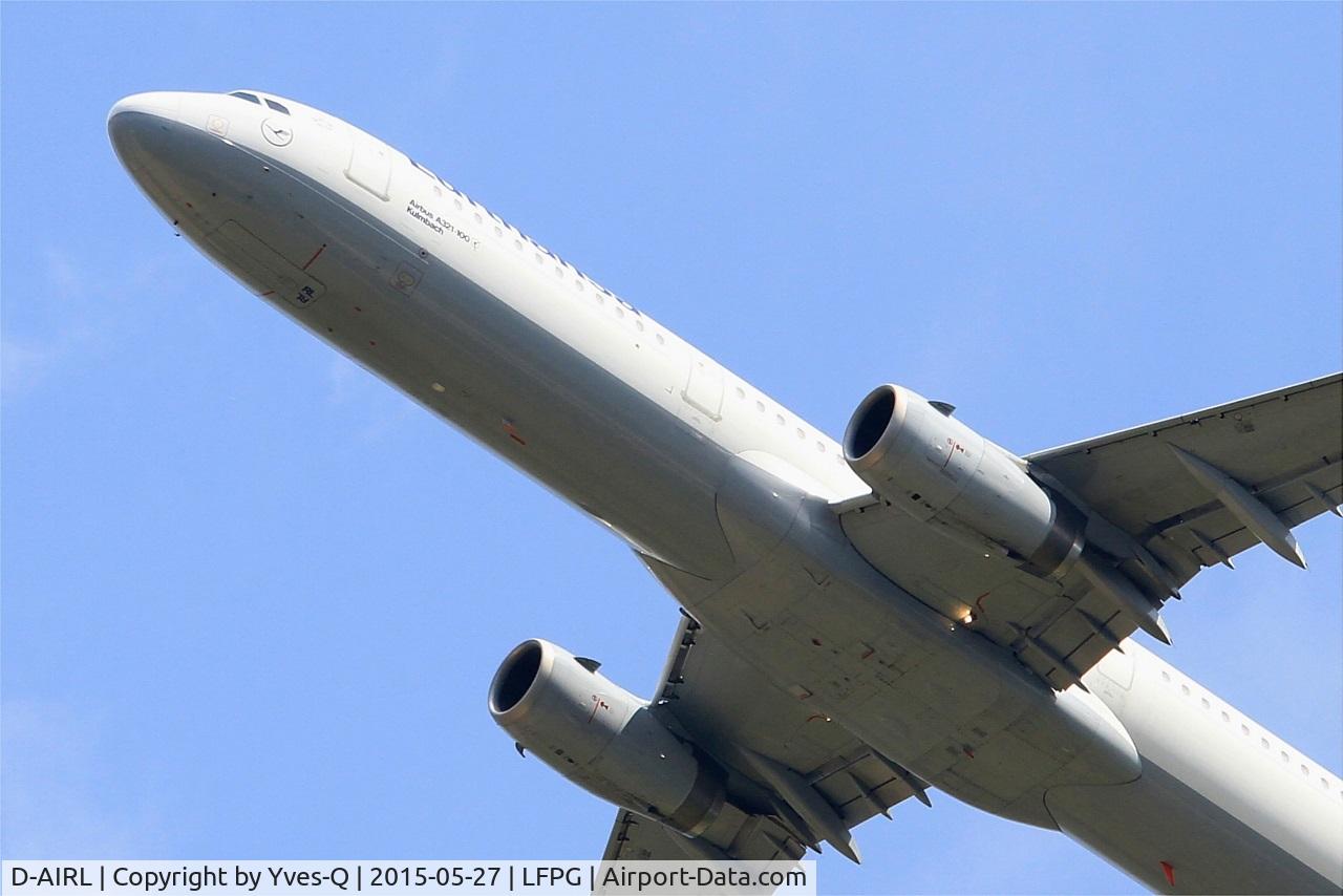 D-AIRL, 1994 Airbus A321-131 C/N 505, Airbus A321-131, Take off Rwy 27L, Roissy Charles De Gaulle Airport (LFPG-CDG)