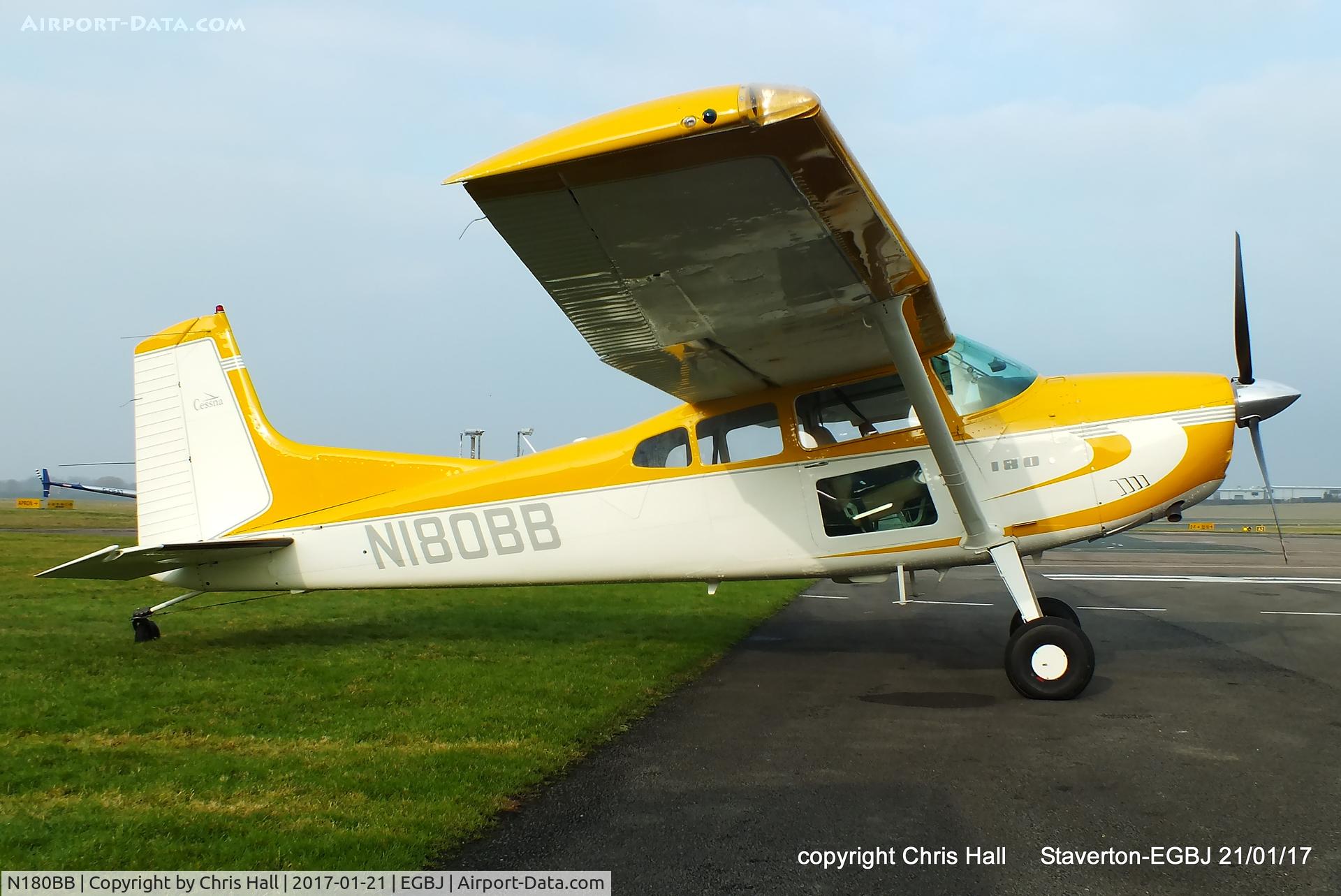 N180BB, 1979 Cessna 180K Skywagon C/N 18053103, at Staverton