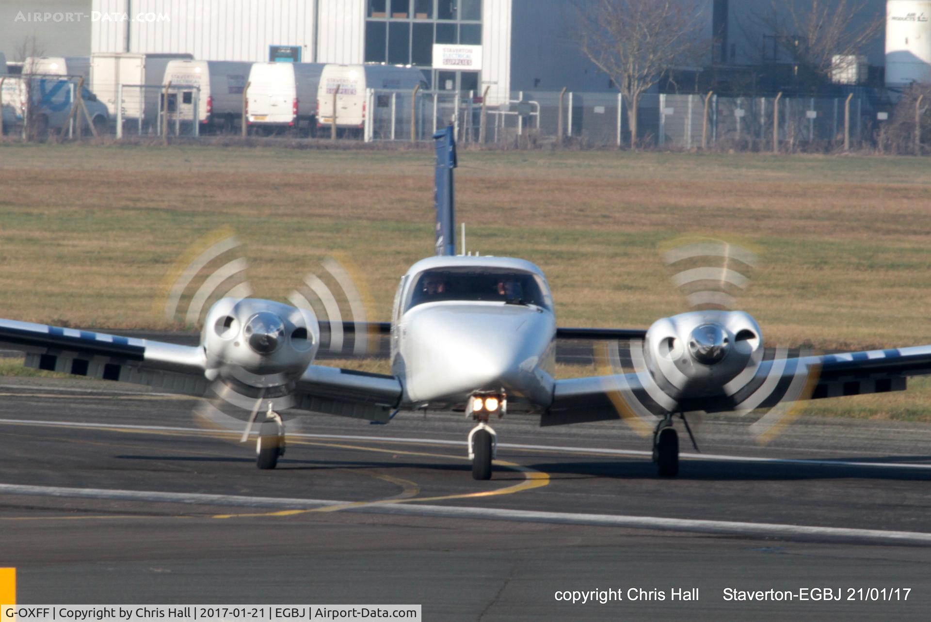 G-OXFF, 2013 Piper PA-34-220T Seneca V C/N 34-49485, at Staverton