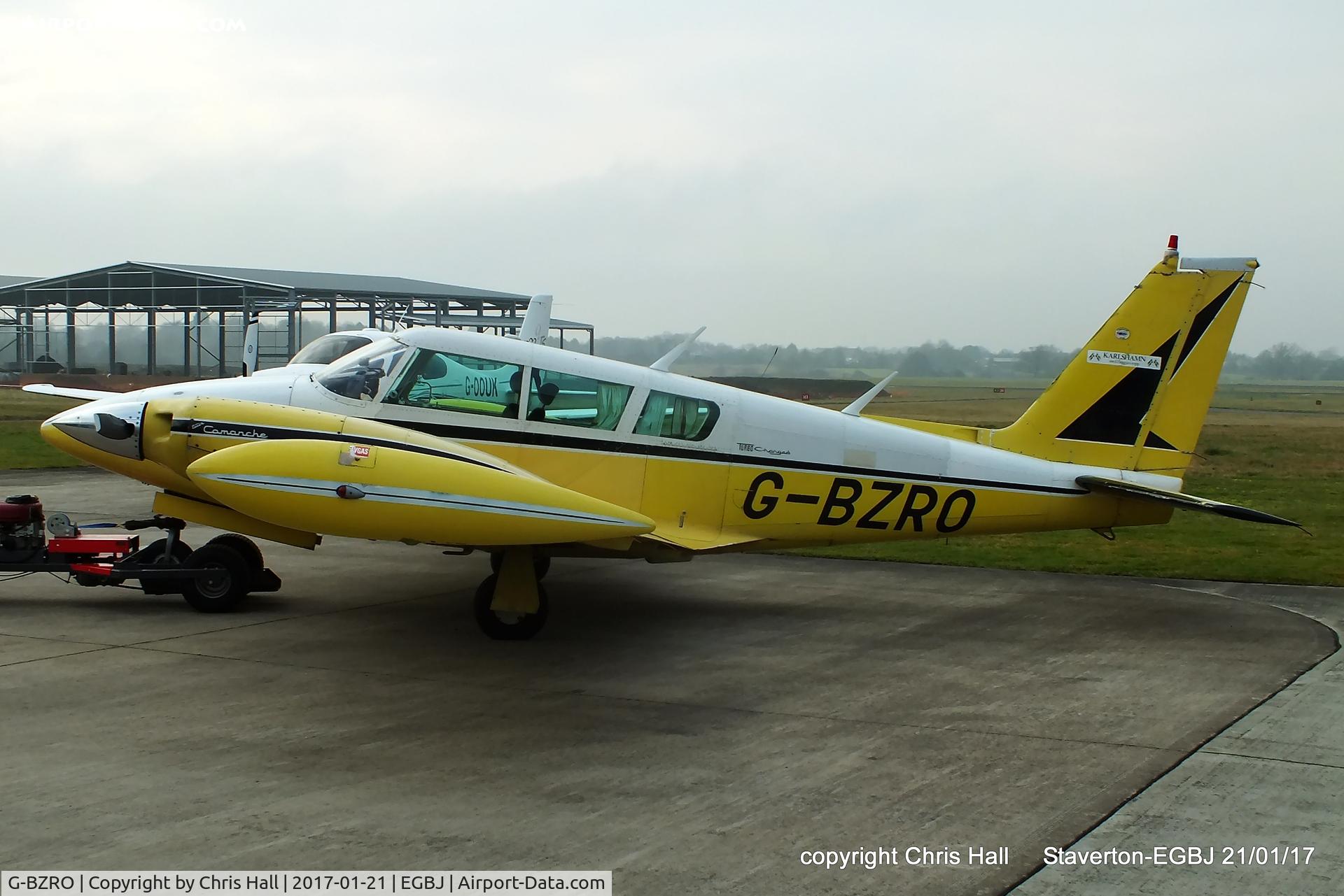 G-BZRO, 1969 Piper PA-30 Twin Comanche Twin Comanche C/N 30-1923, at Staverton