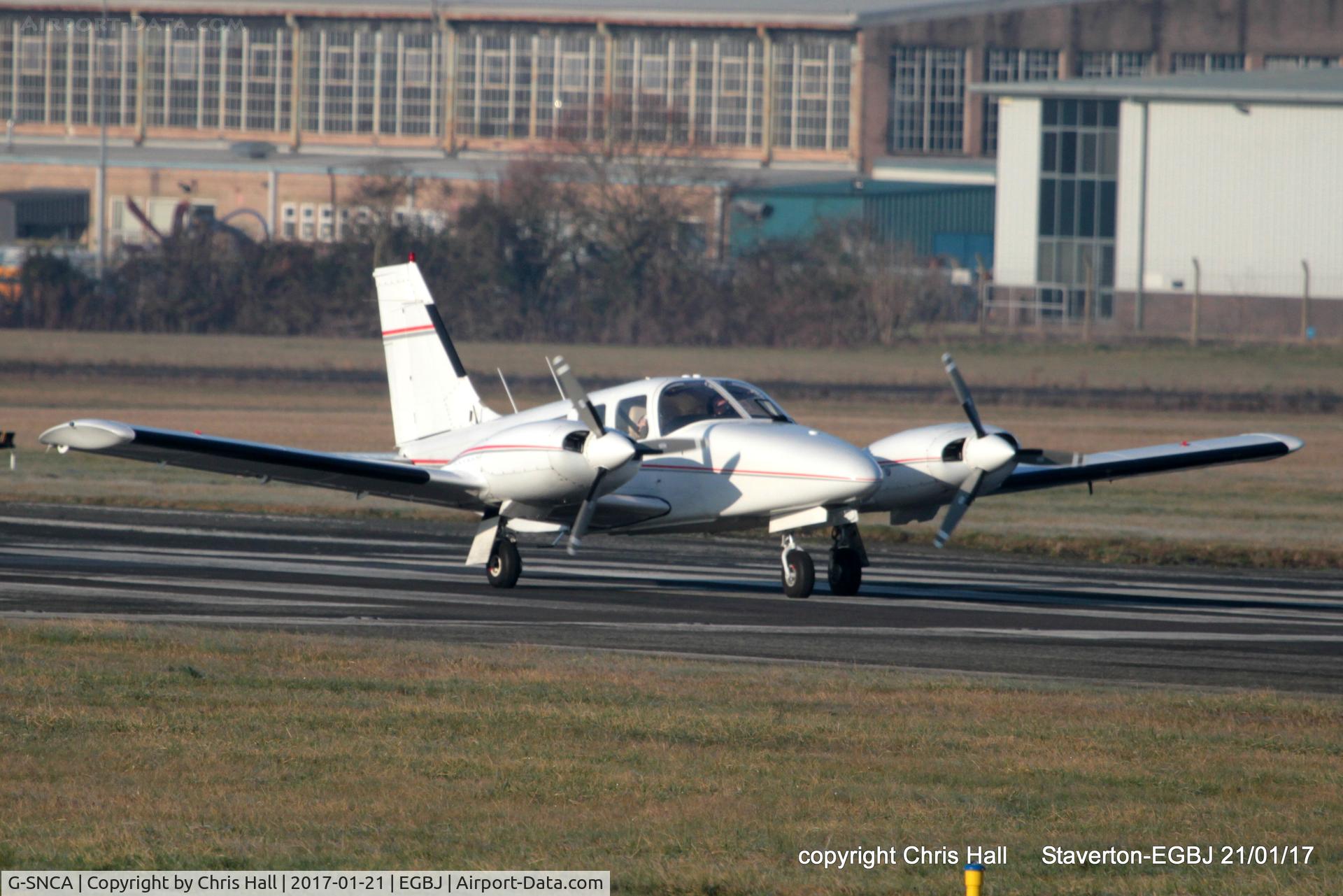G-SNCA, 1979 Piper PA-34-200T Seneca II C/N 34-7970355, at Staverton