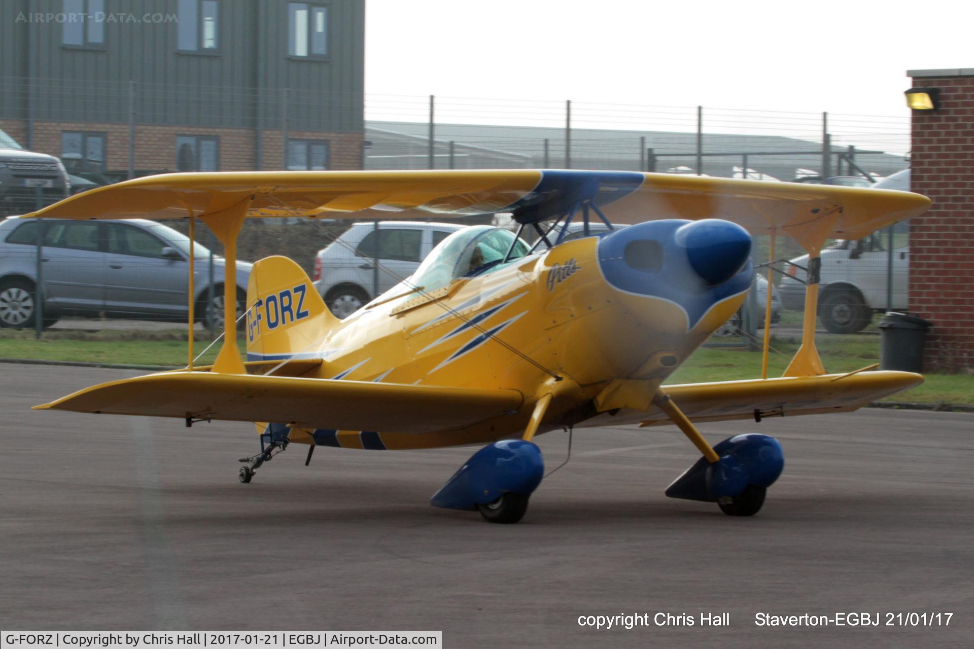 G-FORZ, 1999 Pitts S-1S Special C/N PFA 009-13393, at Staverton