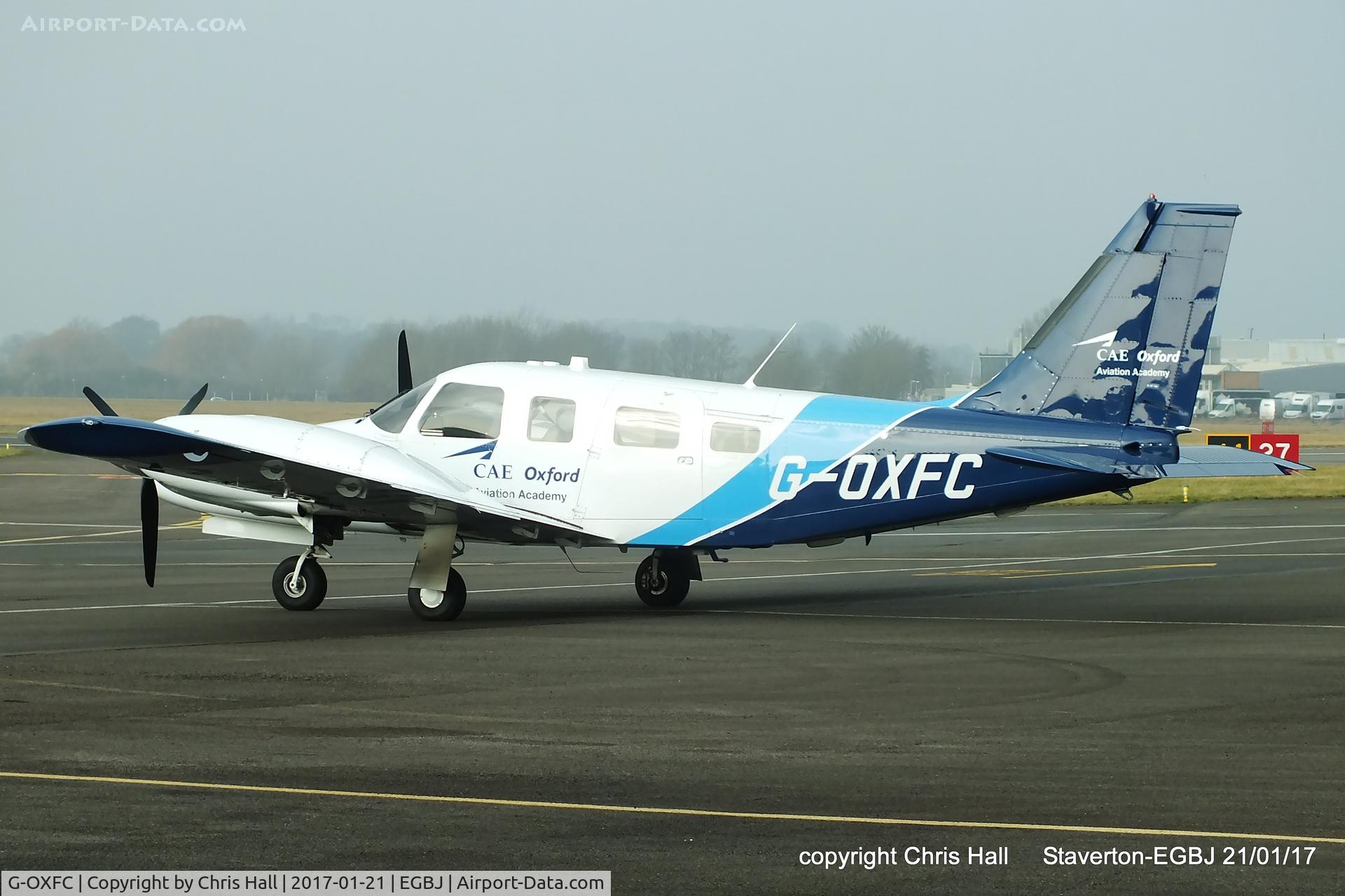 G-OXFC, 2013 Piper PA-34-220T Seneca V C/N 34-49481, at Staverton