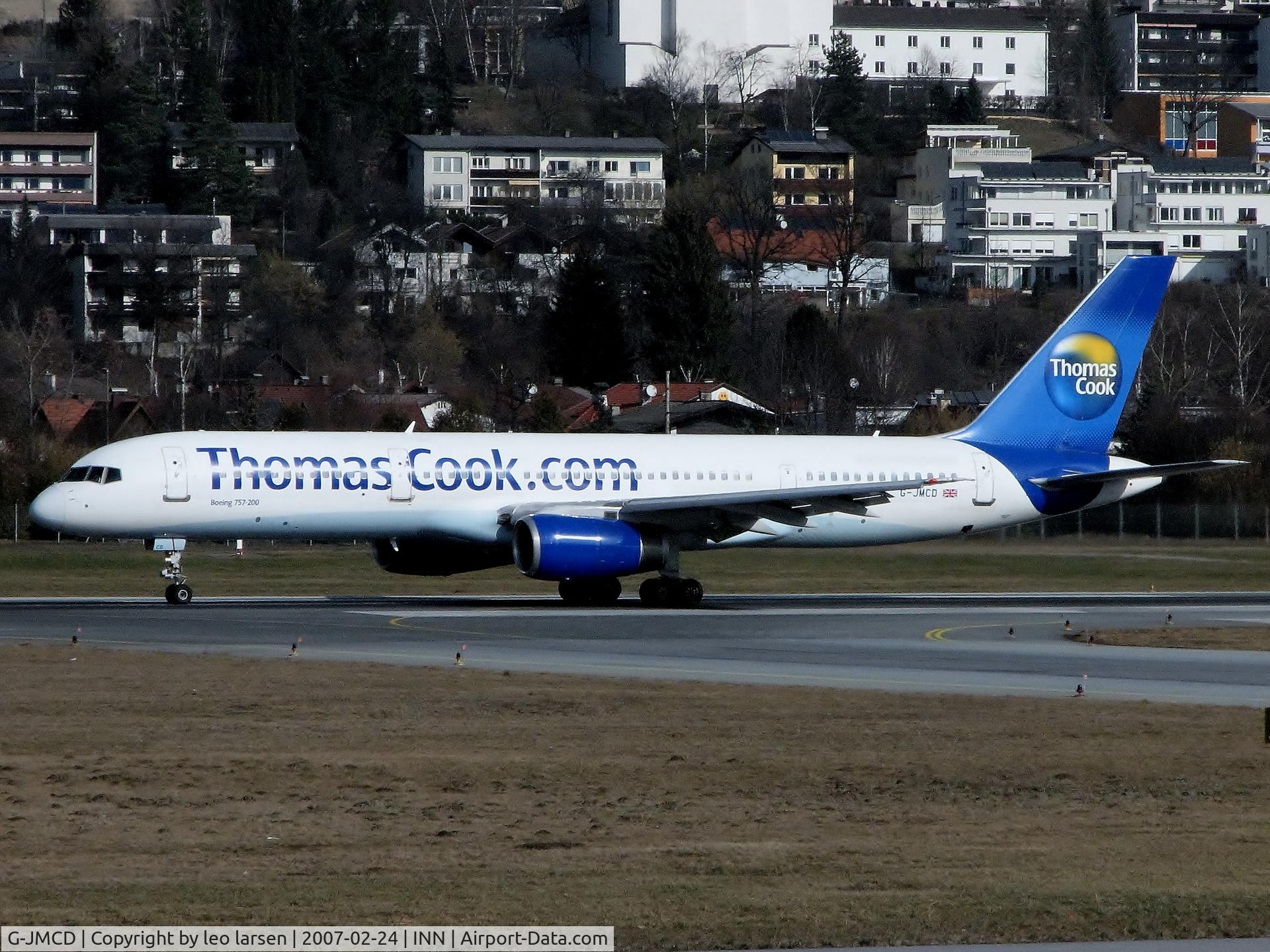 G-JMCD, 2000 Boeing 757-25F C/N 30757, Innsbruck 24.2.2007