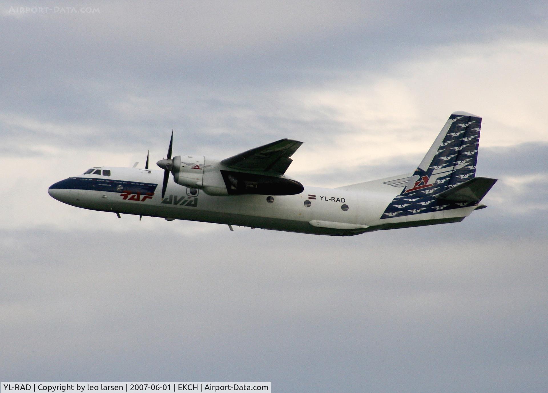 YL-RAD, 1985 Antonov An-26B C/N 47313909, Copenhagen 1.6.2007
