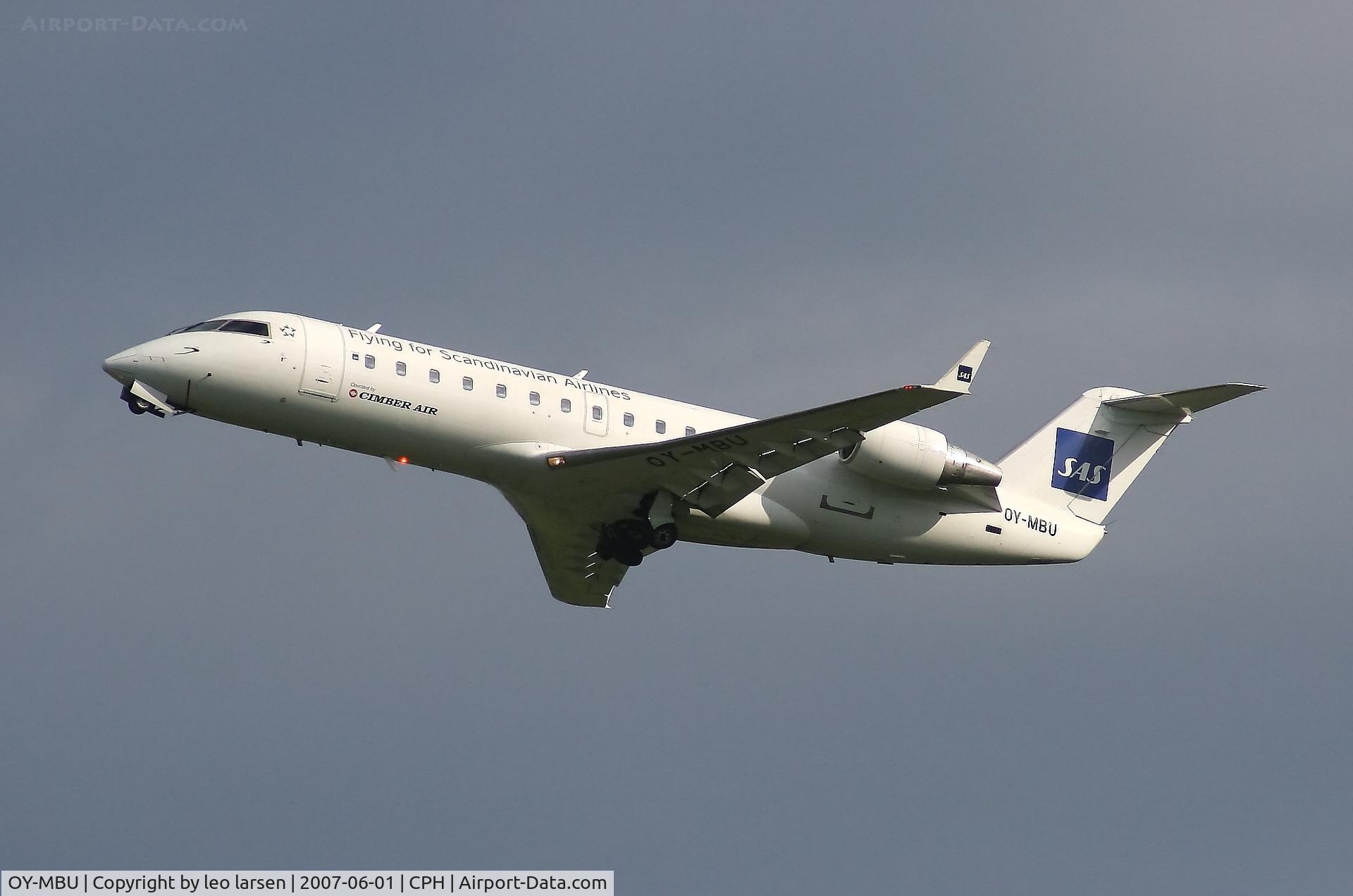 OY-MBU, 2000 Canadair CRJ-200LR (CL-600-2B19) C/N 7373, Copenhagen 1.6.2007