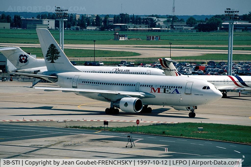 3B-STI, 1984 Airbus A310-222 C/N 347, MEA Middle East Airlines at Orly South