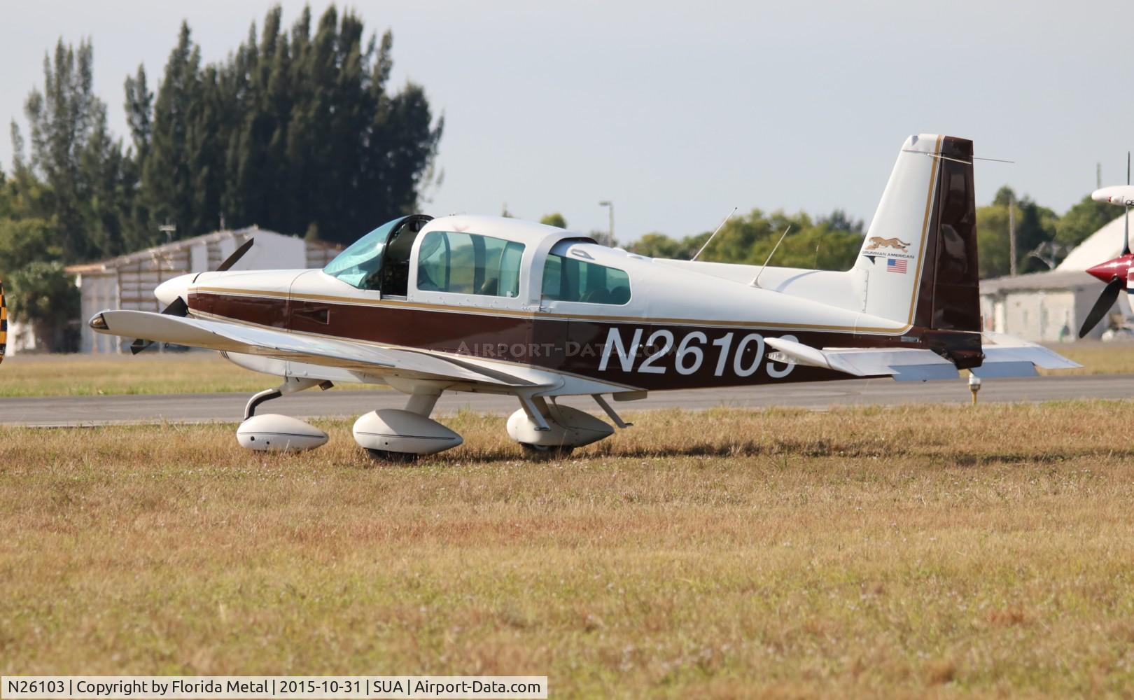 N26103, 1977 Grumman American AA-5A Cheetah C/N AA5A0426, Grumman AA-5A