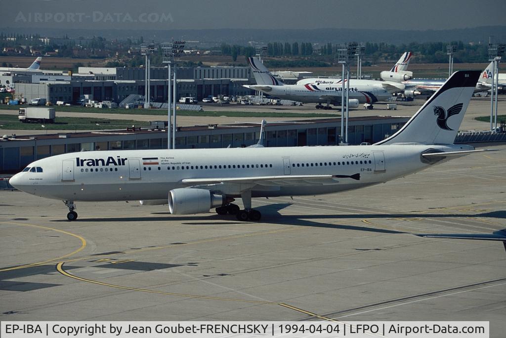 EP-IBA, 1993 Airbus A300B4-605R C/N 723, Iran Air
