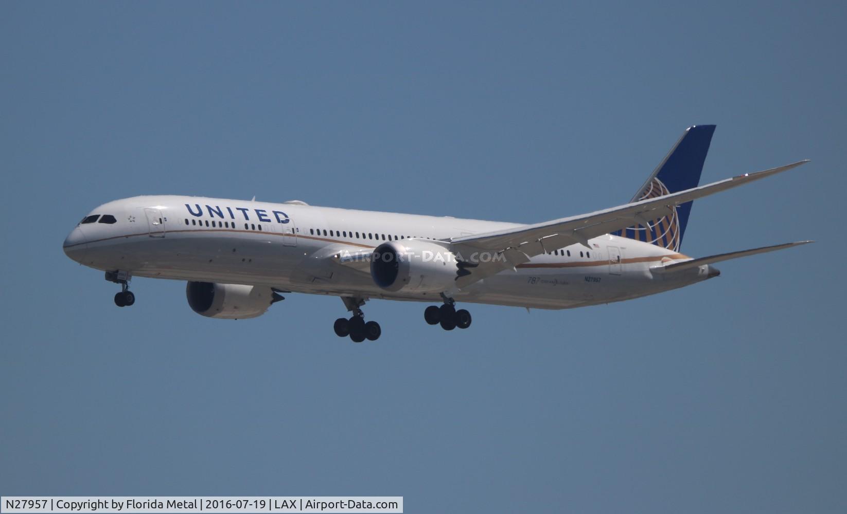 N27957, 2015 Boeing 787-9 Dreamliner C/N 36409, United
