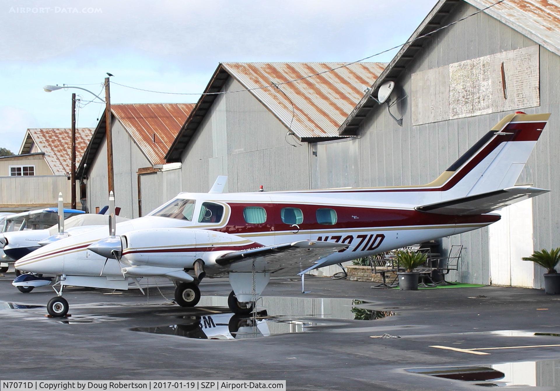 N7071D, 1969 Beech 60 Duke C/N P-115, 1969 Beech 60 DUKE. two Lycoming TIO-540-E1A4 Turbosupercharged 380 Hp each