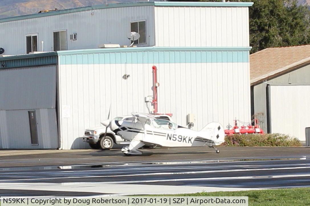 N59KK, 1991 Aviat Pitts S-2B Special C/N 5214, 1991 Aviat PITTS S-2B, Lycoming AEIO-540, taxi