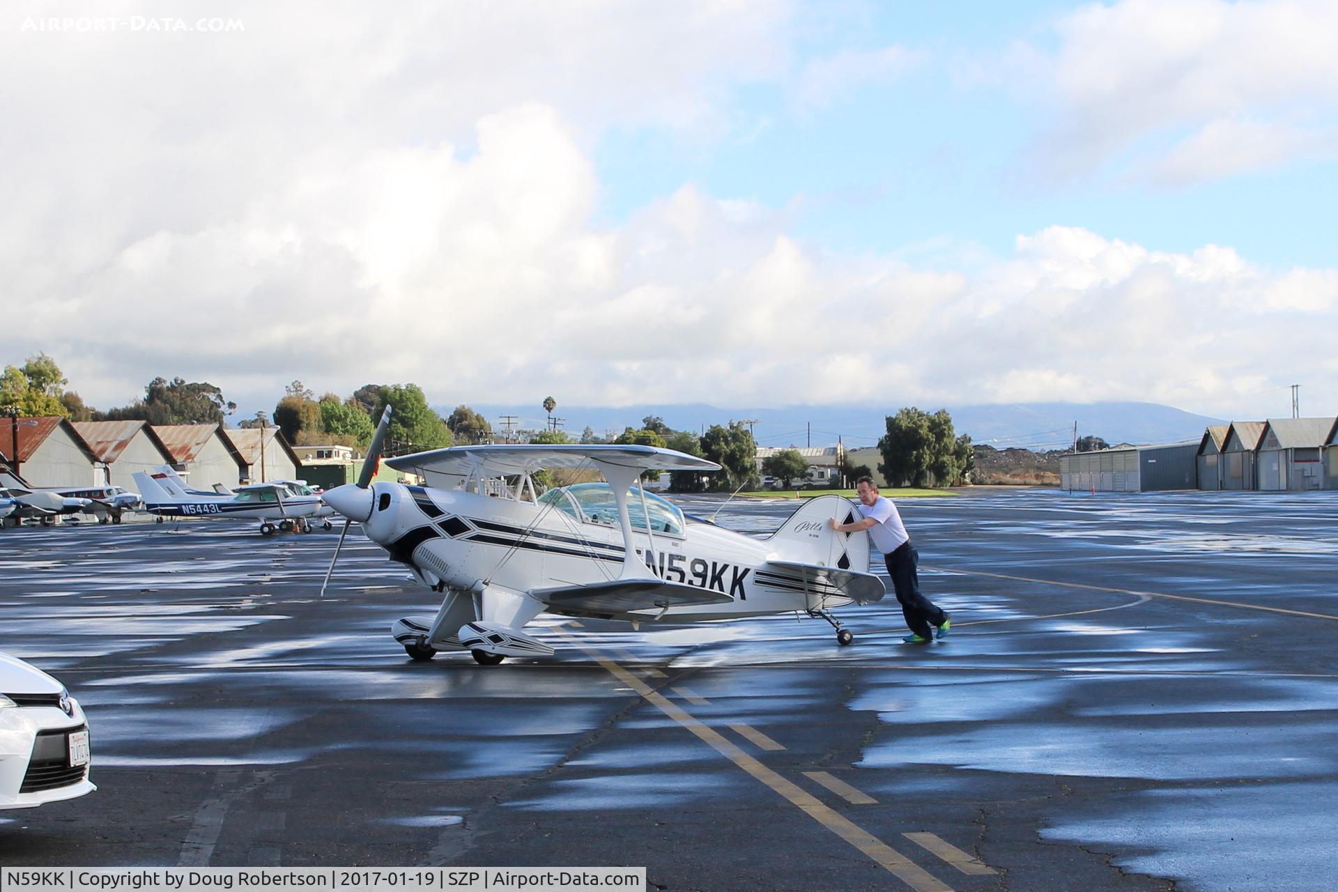 N59KK, 1991 Aviat Pitts S-2B Special C/N 5214, 1991 Aviat PITTS S-2B, Lycoing AEIO-540, Standard class fully aerobatic production aircraft, spotting the aircraft