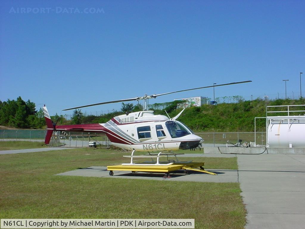 N61CL, Bell 206B C/N 4190, Photographed at Charlie Pad