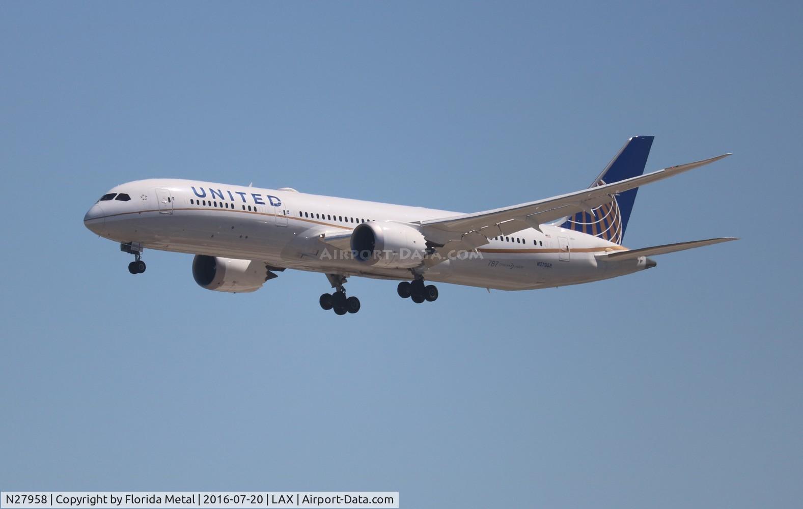 N27958, 2015 Boeing 787-9 Dreamliner C/N 36406, United