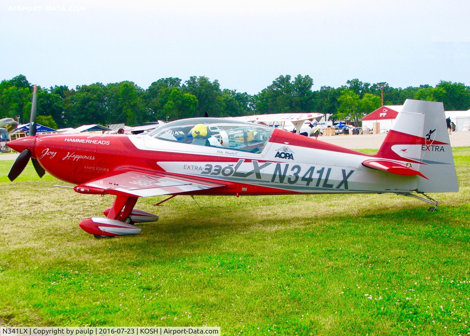 N341LX, 2015 Extra EA-300LC C/N LC041, At Oshkosh.