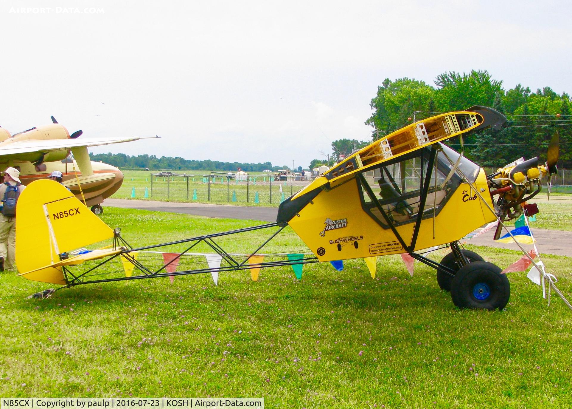 N85CX, 2012 KNAPP FRANK E CUB-X C/N 001, At Oshkosh.