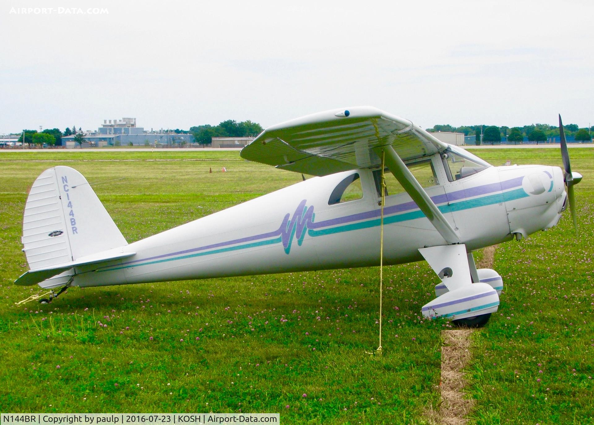 N144BR, 1946 Luscombe 8A C/N 3695, At Oshkosh.