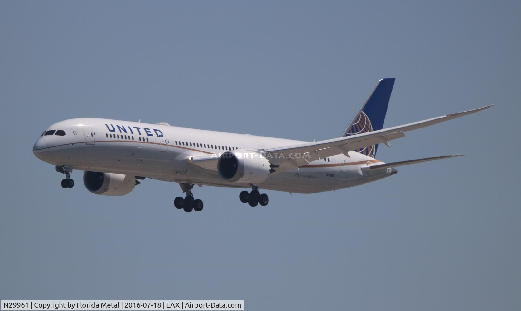 N29961, 2015 Boeing 787-9 Dreamliner Dreamliner C/N 37811, United