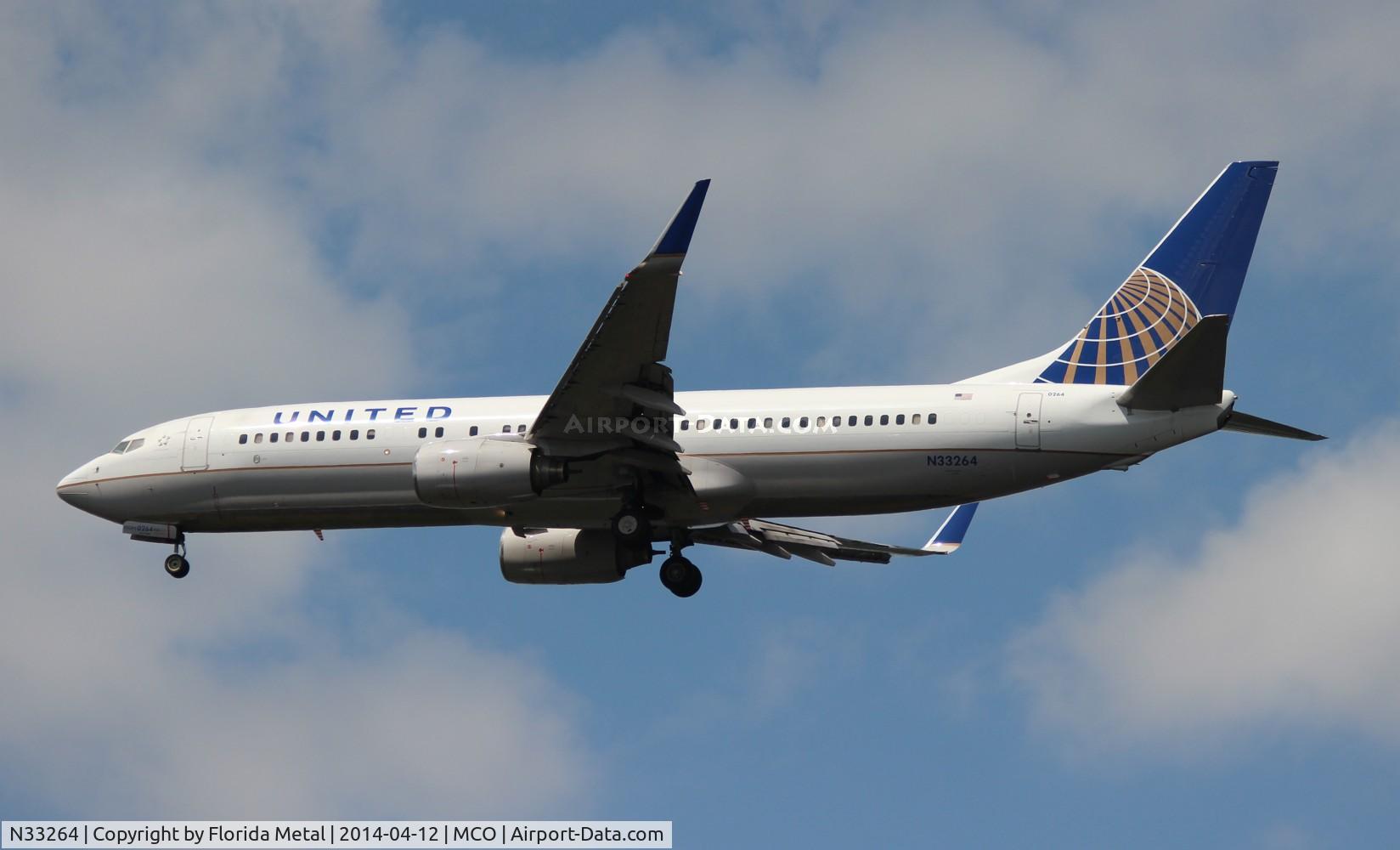 N33264, 2001 Boeing 737-824 C/N 31584, United