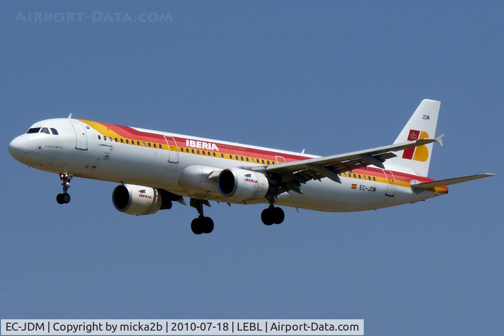 EC-JDM, 2004 Airbus A321-211 C/N 2357, Landing