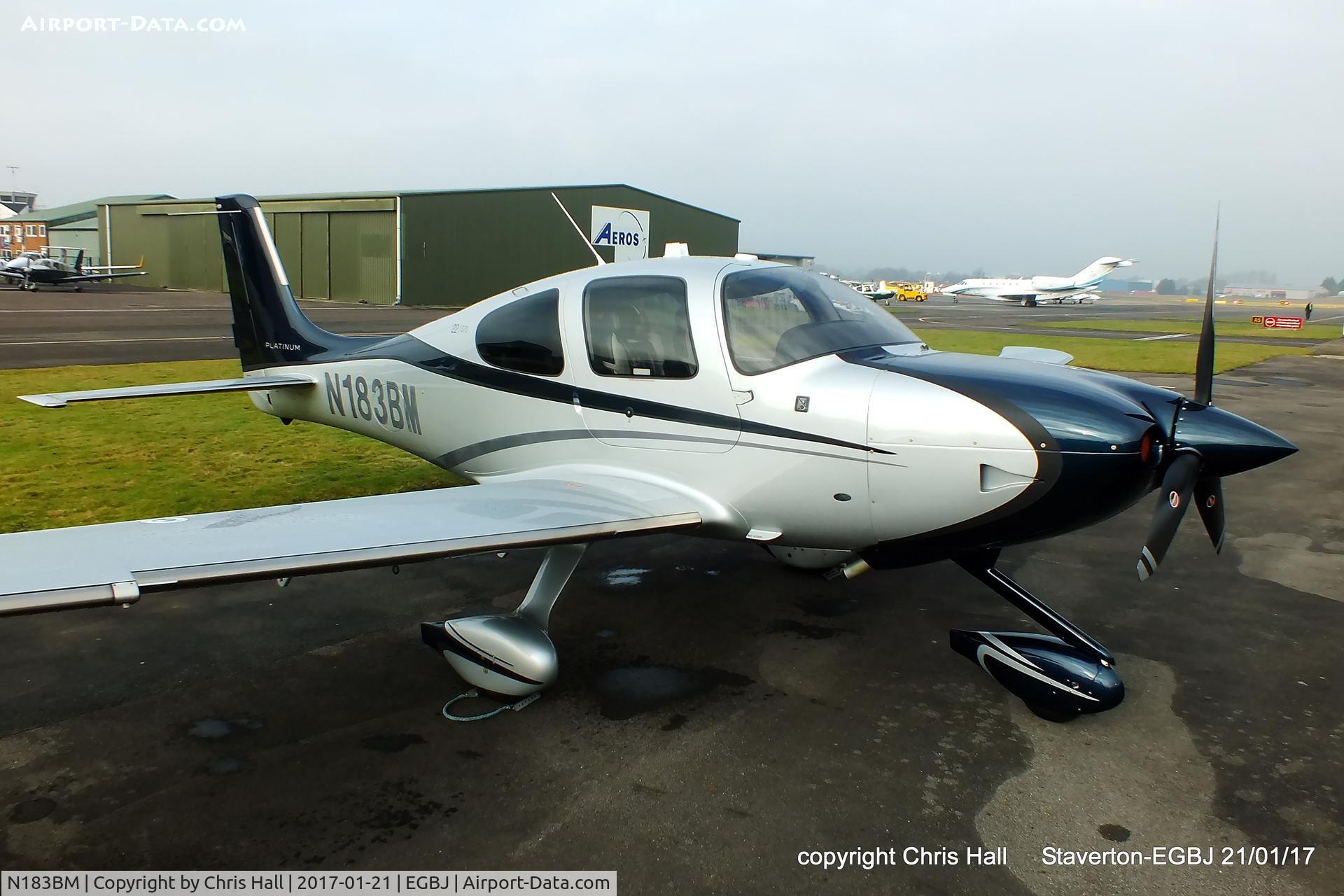 N183BM, 2014 Cirrus SR22 C/N 4080, at Staverton