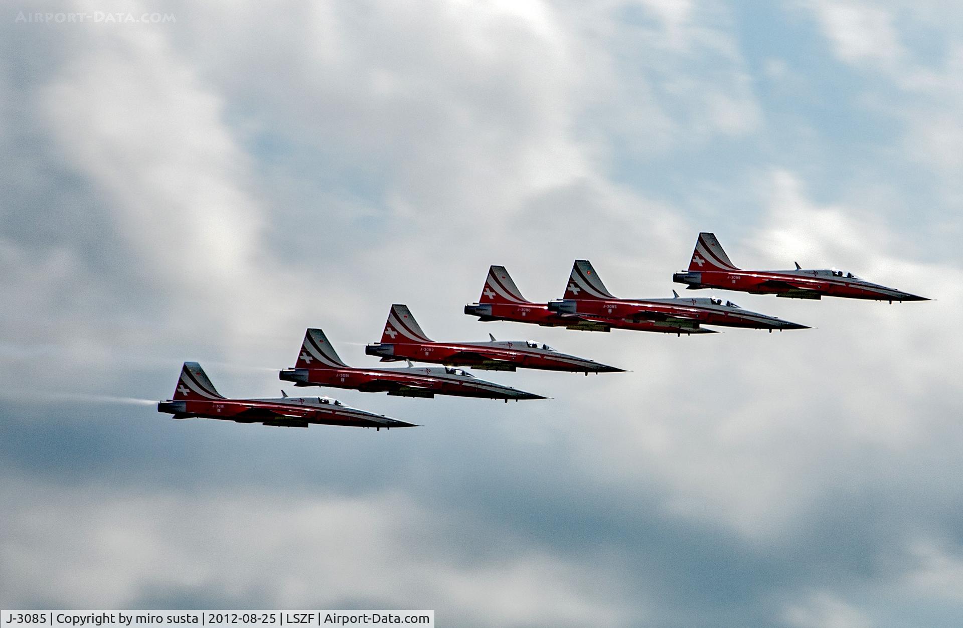 J-3085, Northrop F-5E Tiger II C/N L.1085, Swiss Air Force Northrop F-5E Tiger II Airplanes